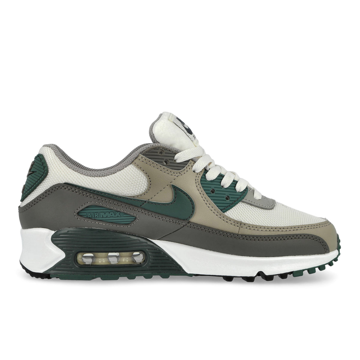 Nike Wmns Air Max 90 Phantom / Vintage Green - Cave Stone sneaker IM4613 002 Silhouette | Overkill