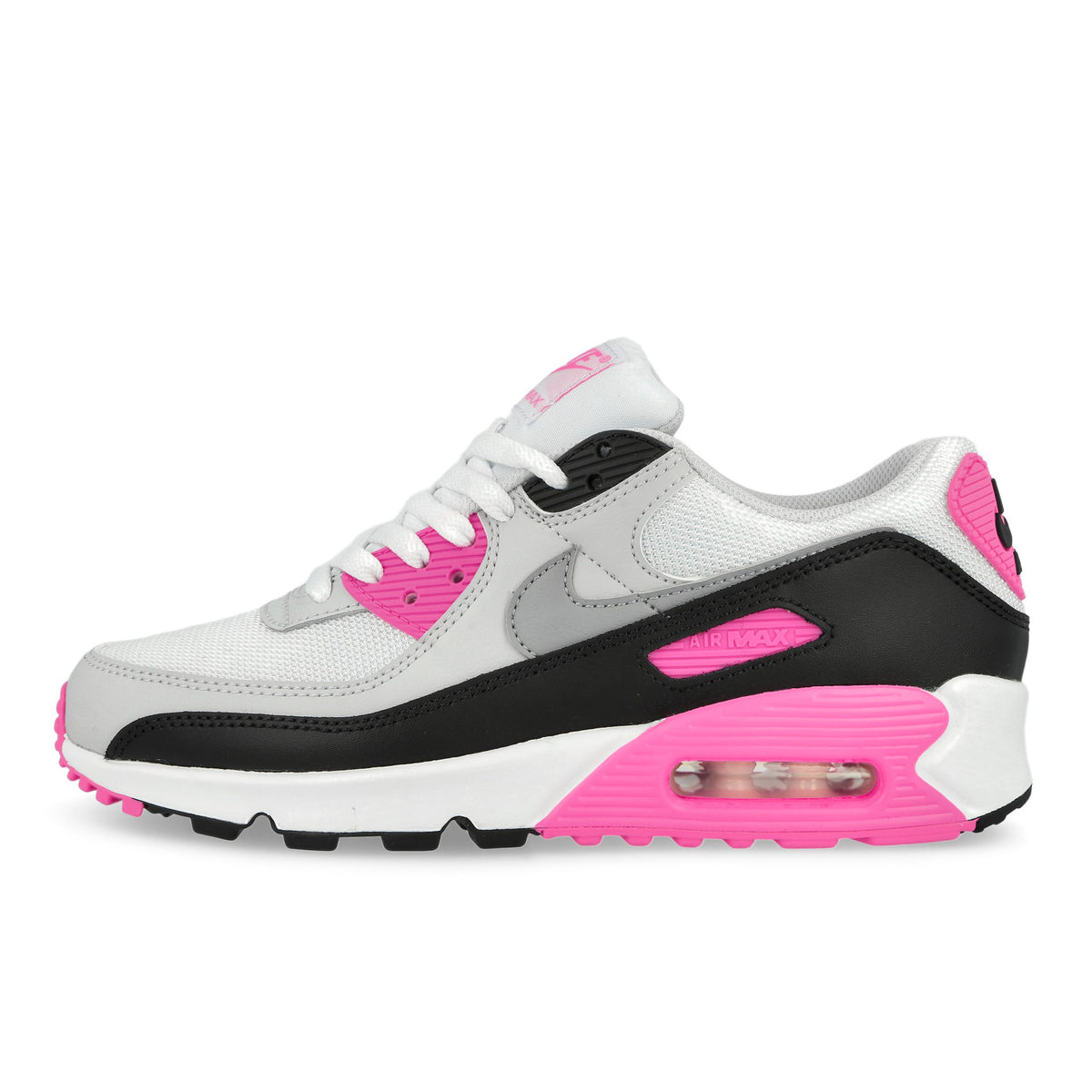 Nike Wmns Air Max 90 White / Wolf Grey - Pink Glow - Black sneaker IM4613 100 | Overkill