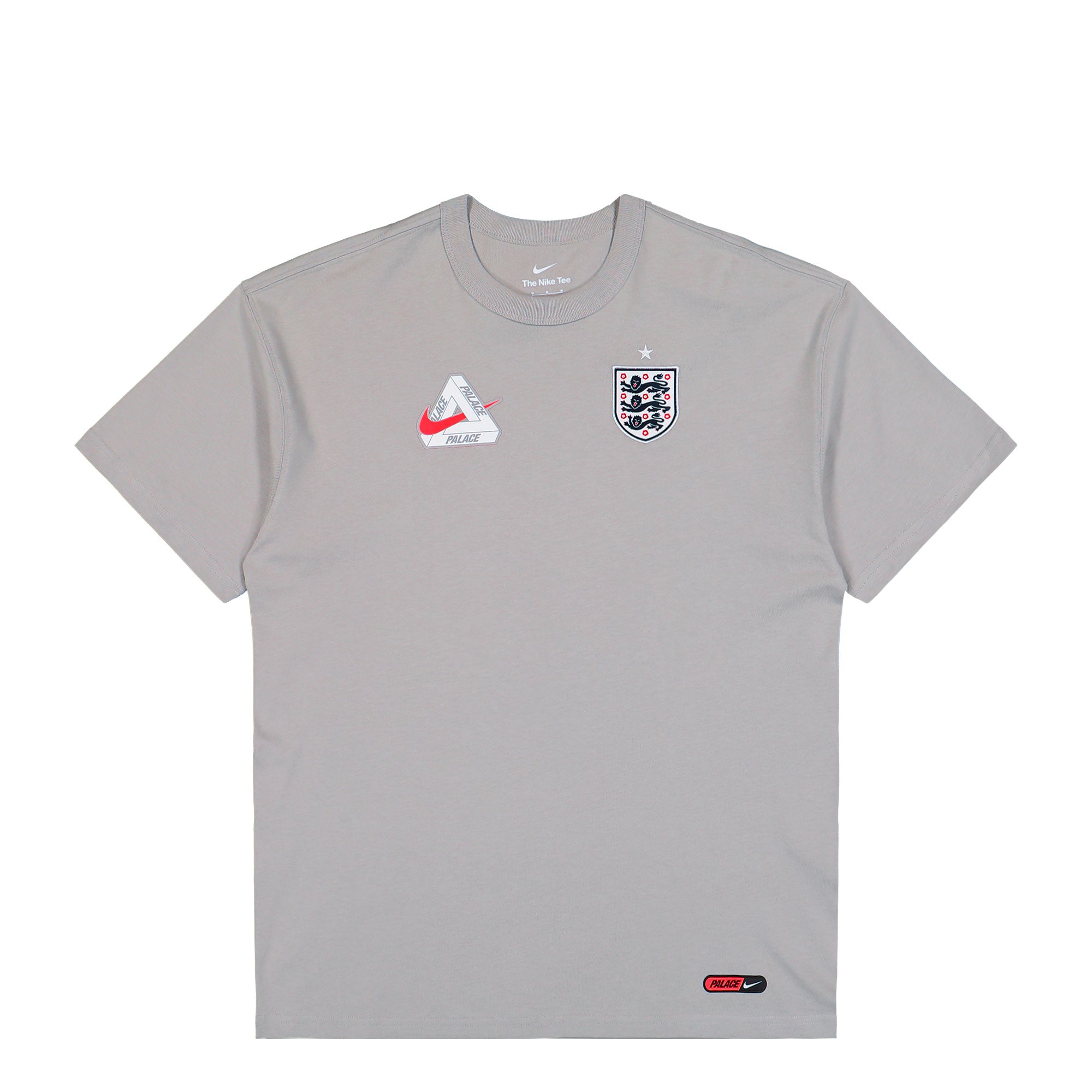 Palace x Nike FA England Premium Tee Pewter Grey T-Shirts IM6598 052 | Overkill
