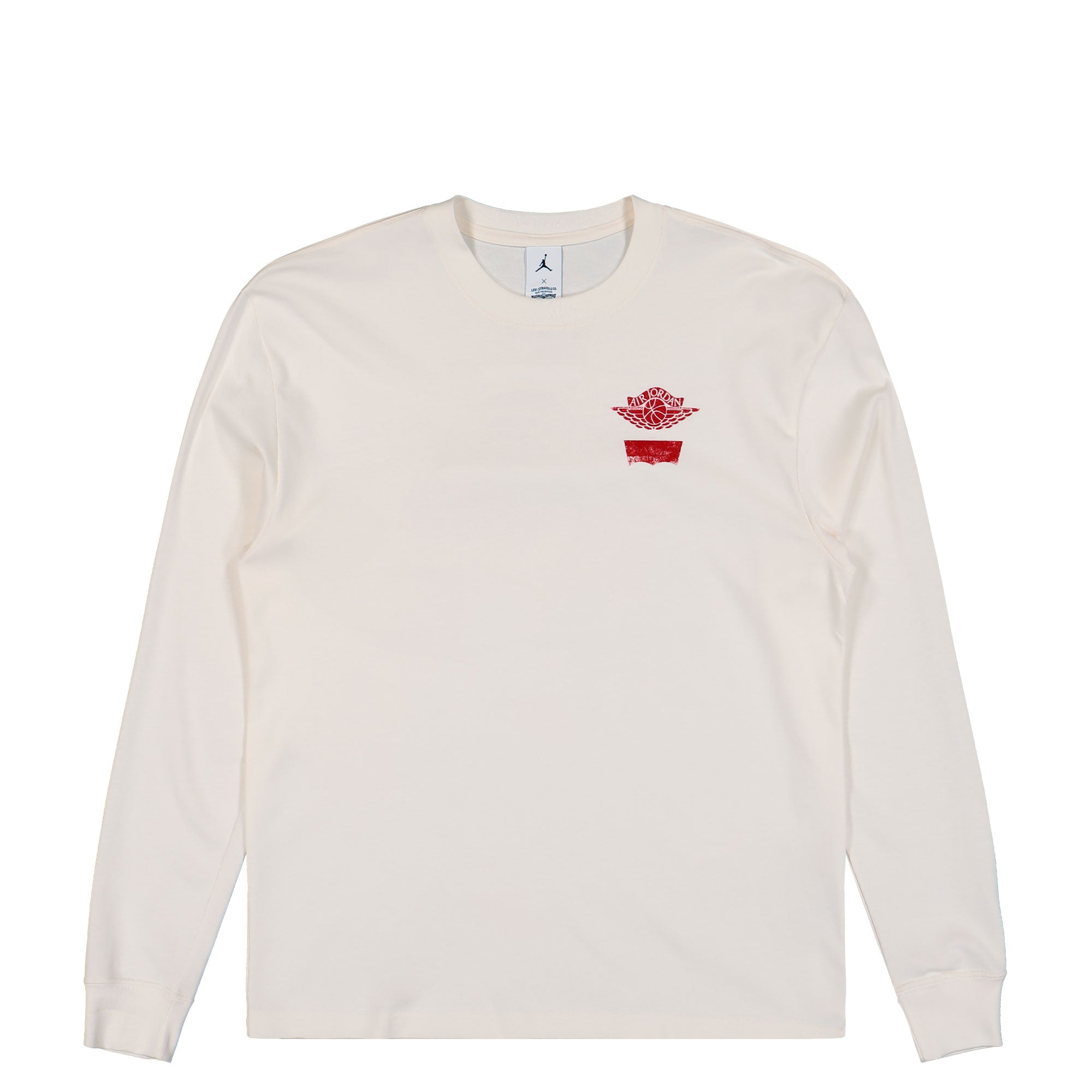 Levis x Jordan LS Tee Pale Ivory / Black / University Red Longsleeves IM6730 110 | Overkill