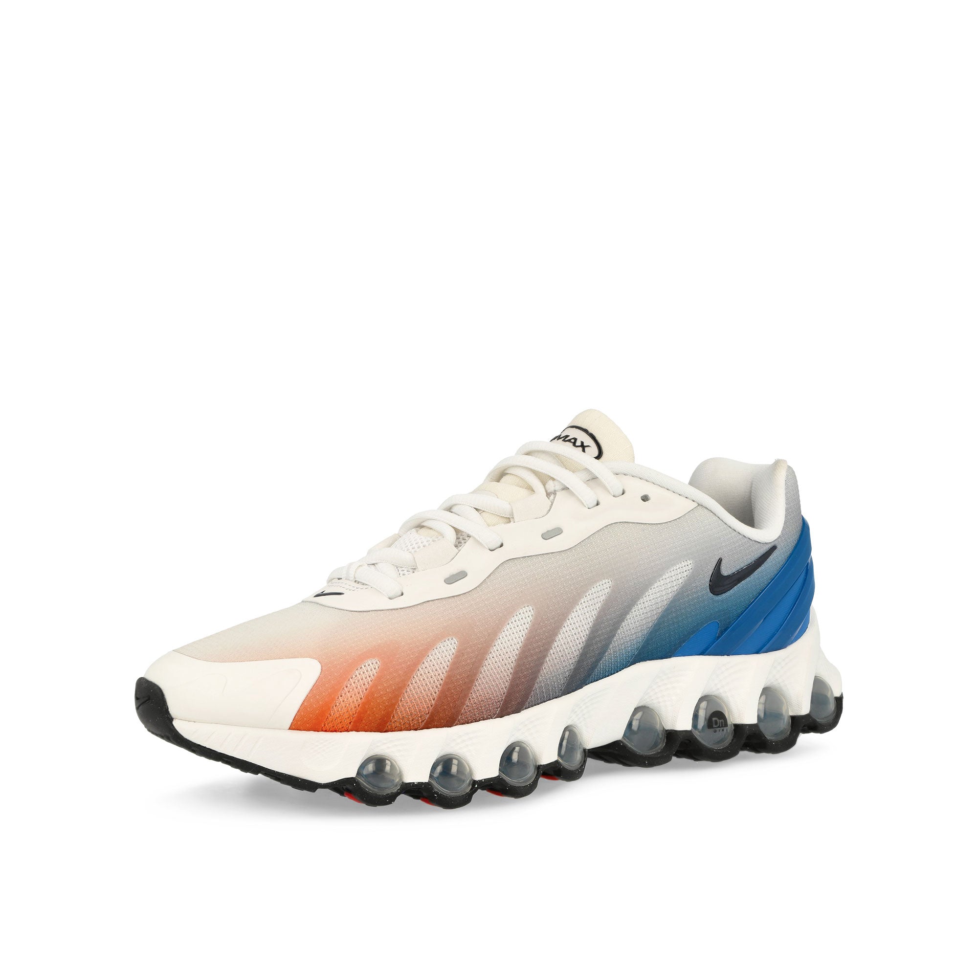 Nike Air Max Dn8 Summit White / Black - Safety Orange Low Top Sneakers IM7405 100 Close-up | Overkill