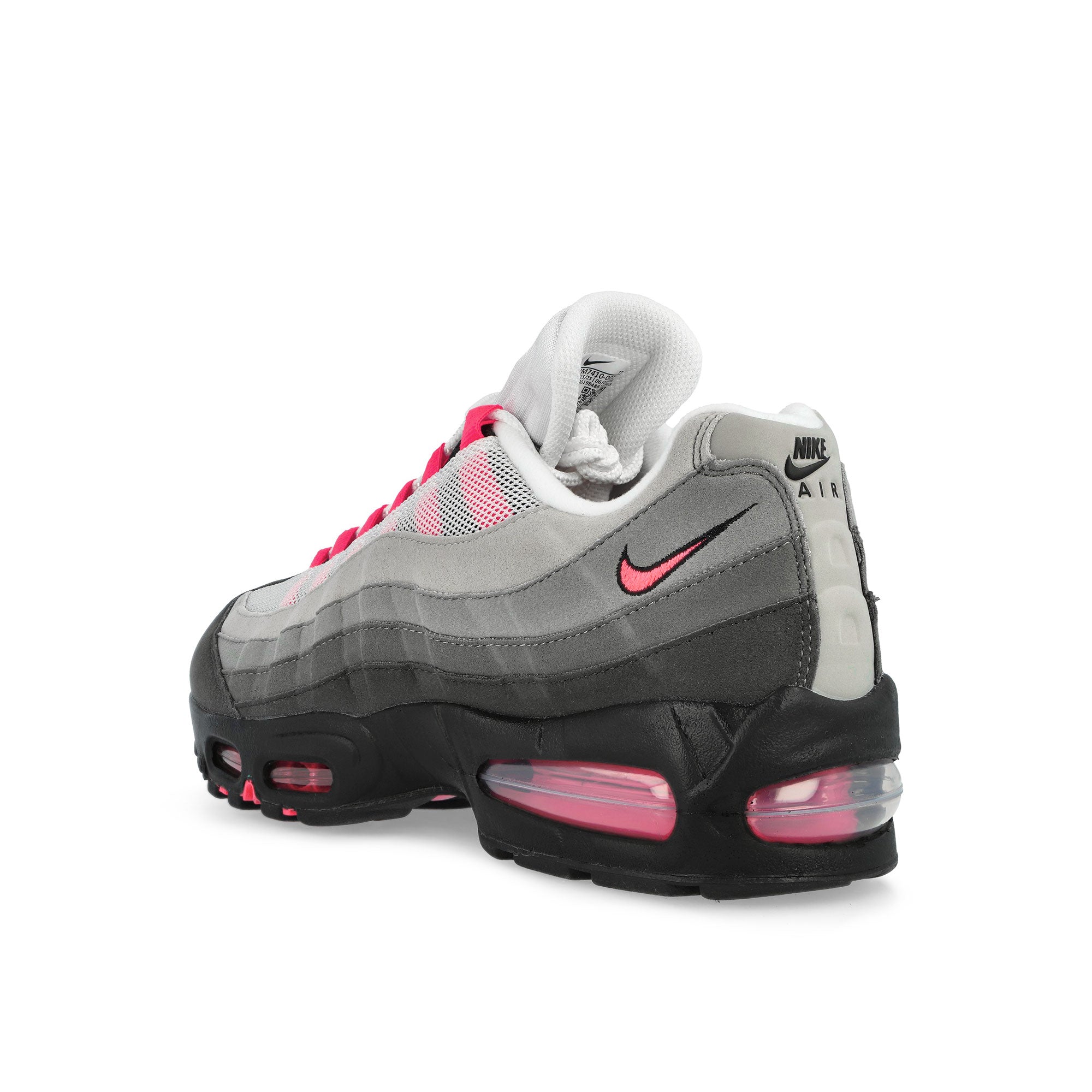 Nike Air Max 95 OG Solar Red Black / Solar Red - Medium Ash - Dark Pewter Low Top Sneakers IM7410 001 Material | Overkill