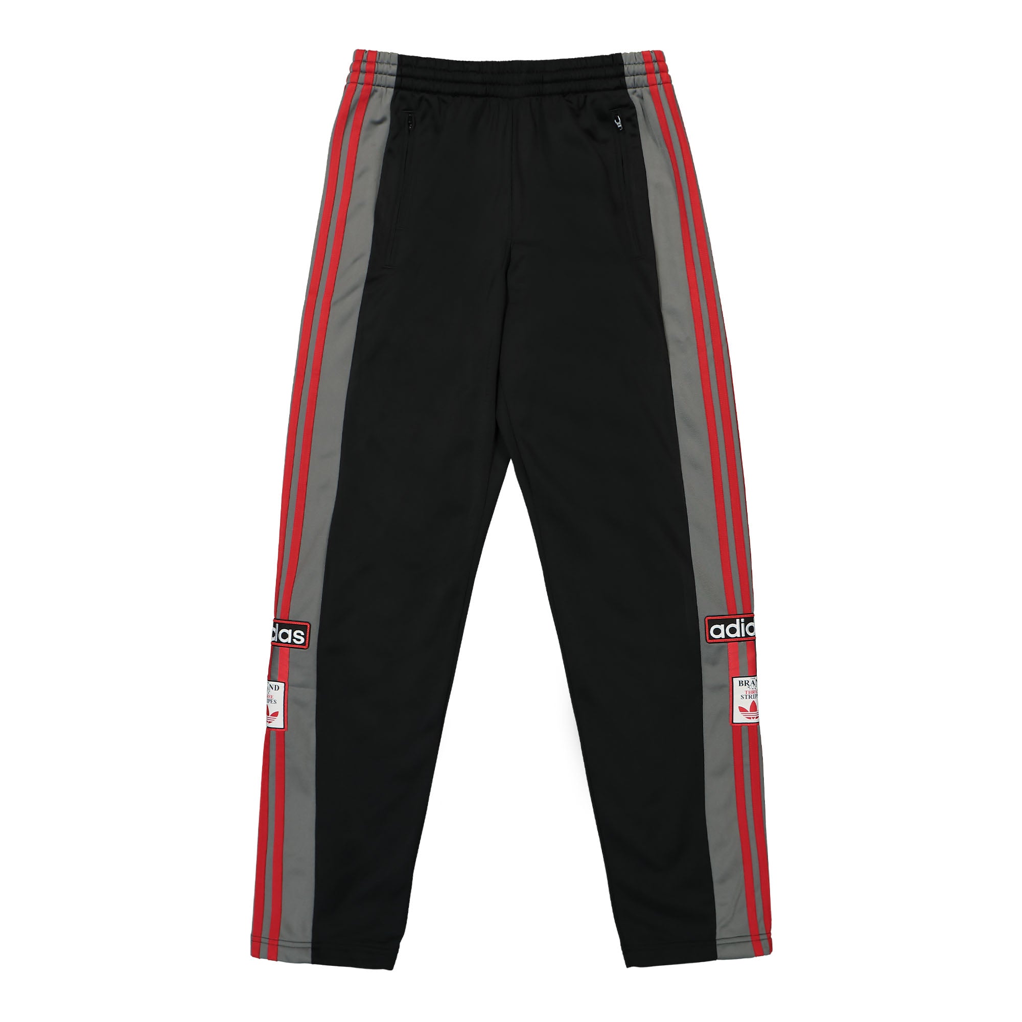 adidas Adicolor Classics Adibreak Pants Black / Better Scarlet / Grey Four Casual Pants IM8222 | Overkill