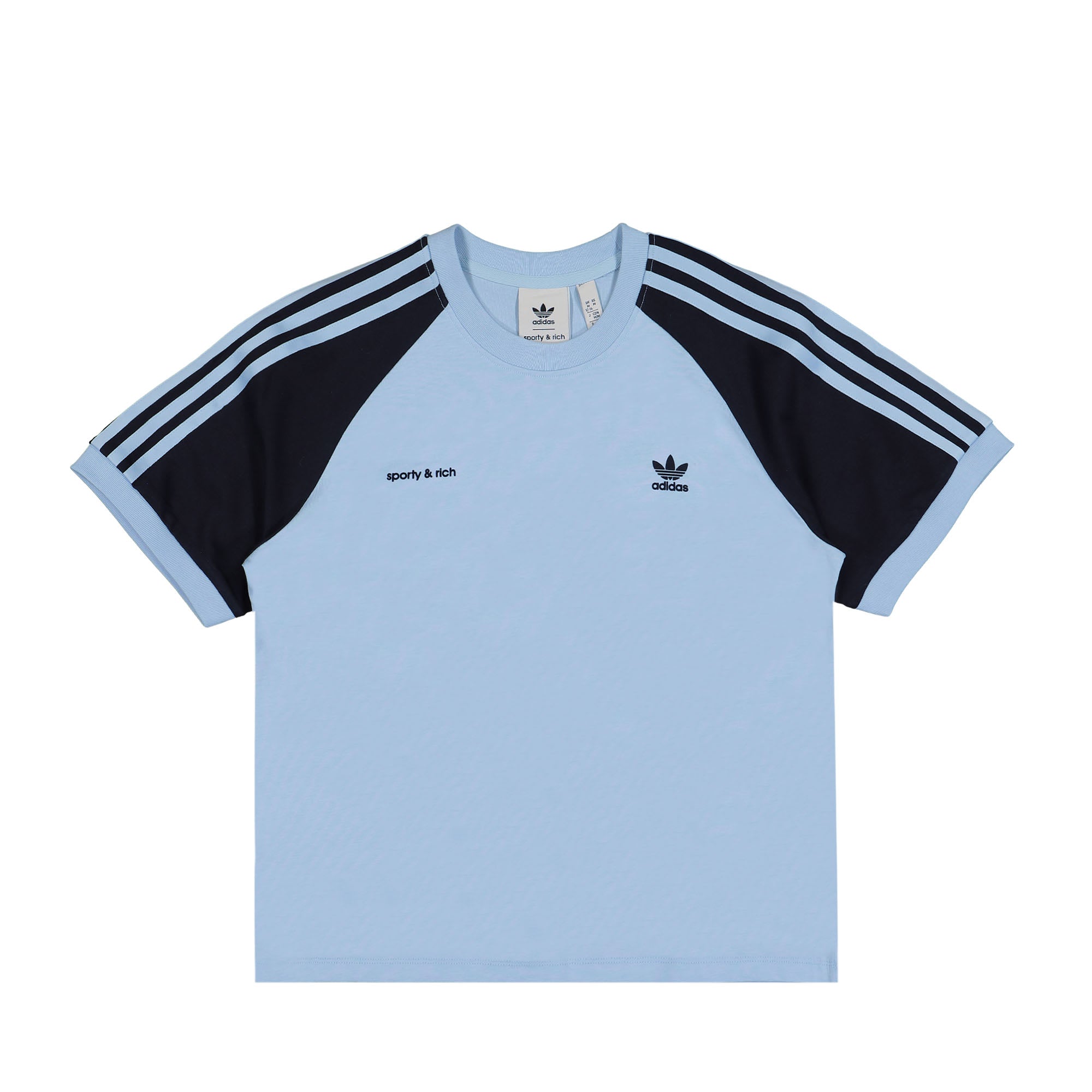 adidas SPORTY & RICH x adidas W Tee Clear Sky T-Shirts IN5250 | Overkill