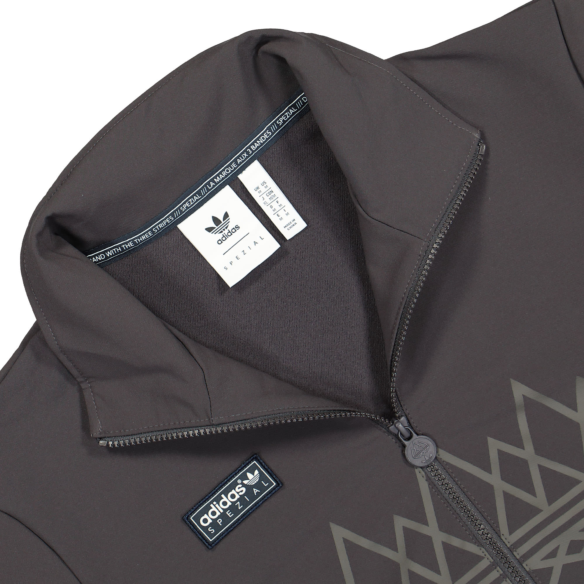 adidas Suddell Track Top SPZL Utility Black Track Jackets Close-up | Overkill
