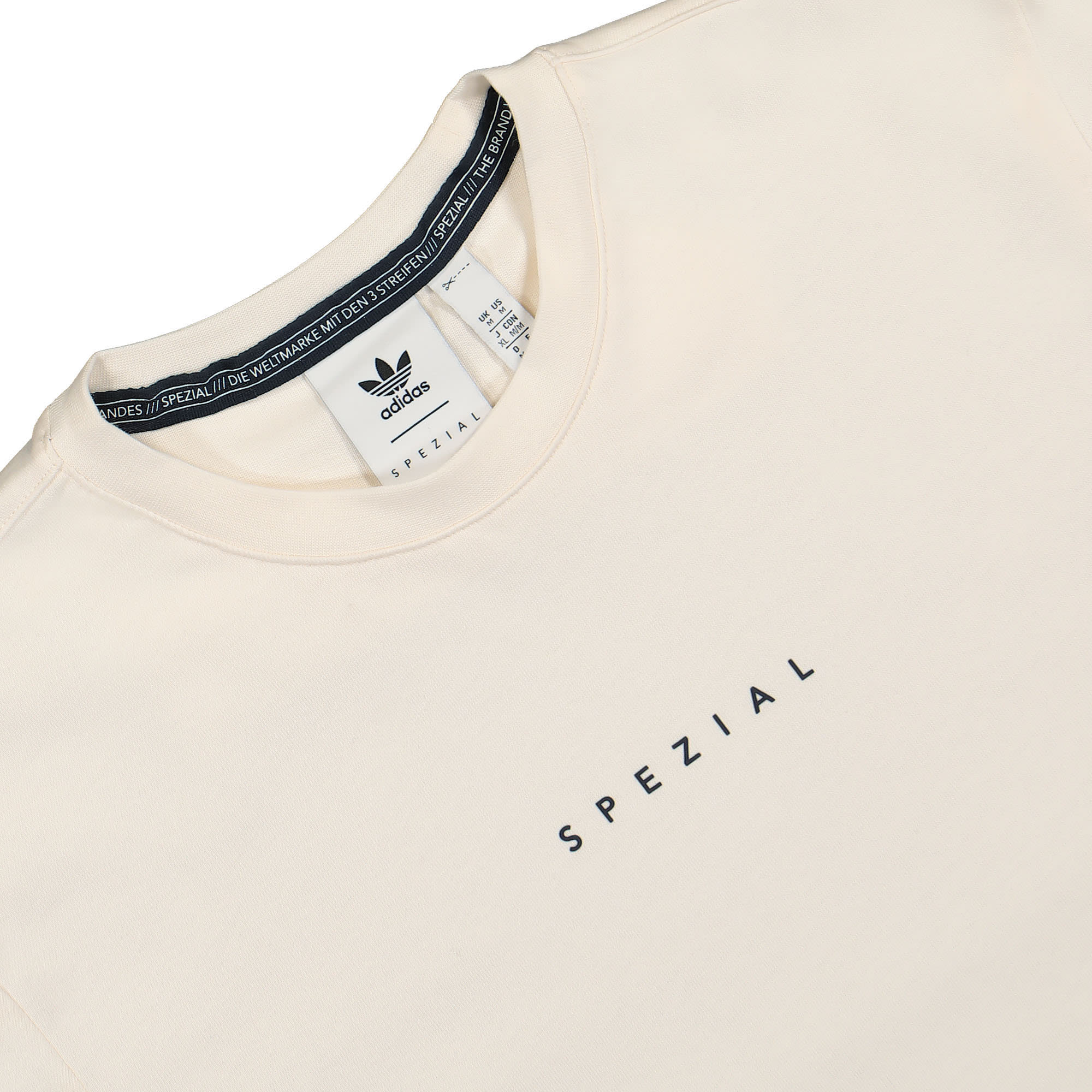 adidas Graphic Tee SPZL Core White T-Shirts Close-up | Overkill