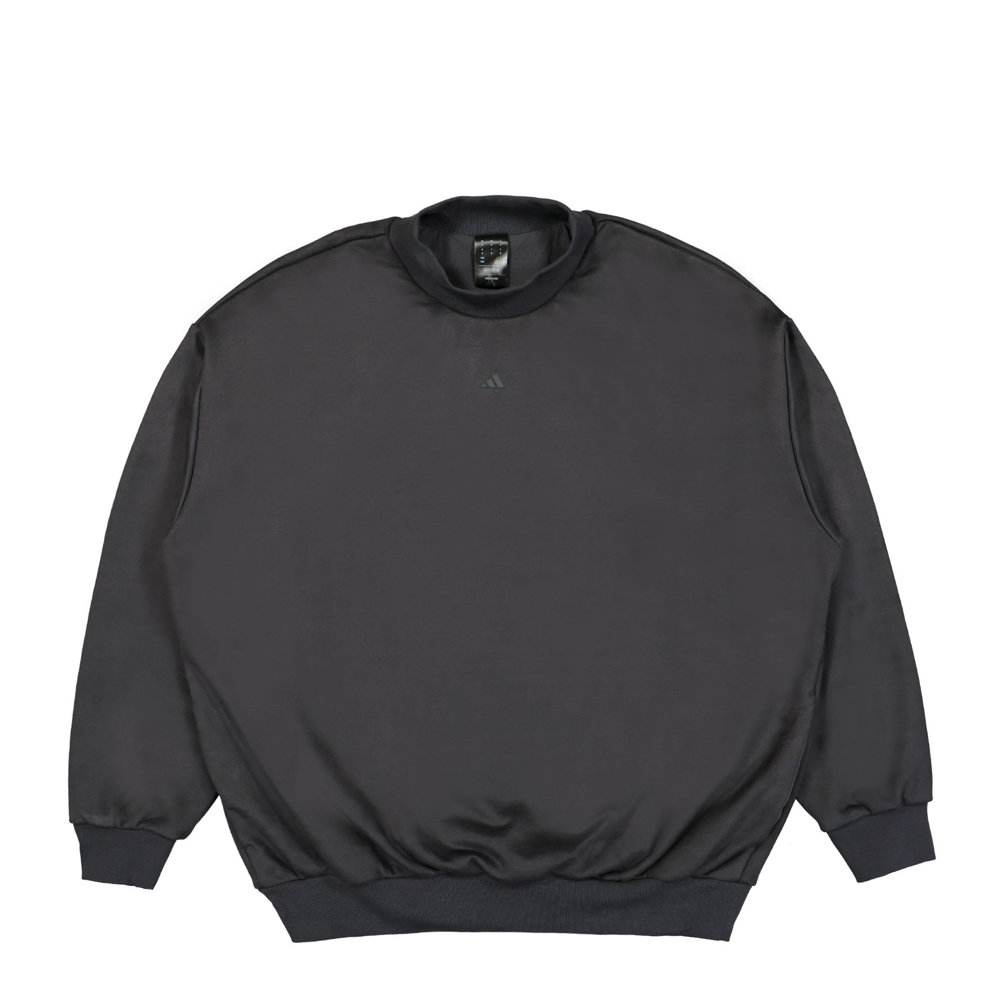 adidas One Basketball Suede Crew Carbon Sweatshirts IN7696 | Overkill