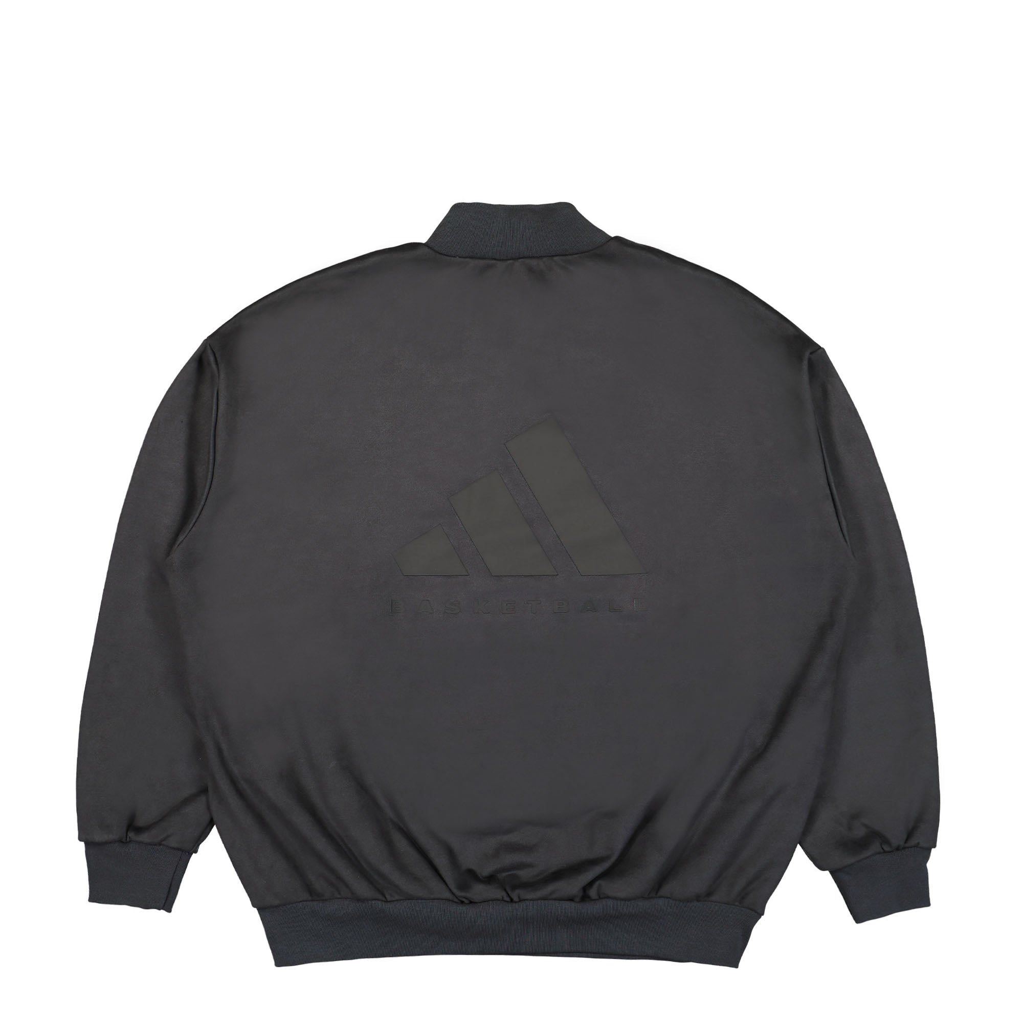 adidas One Basketball Suede Crew Carbon Sweatshirts Close-up | Overkill
