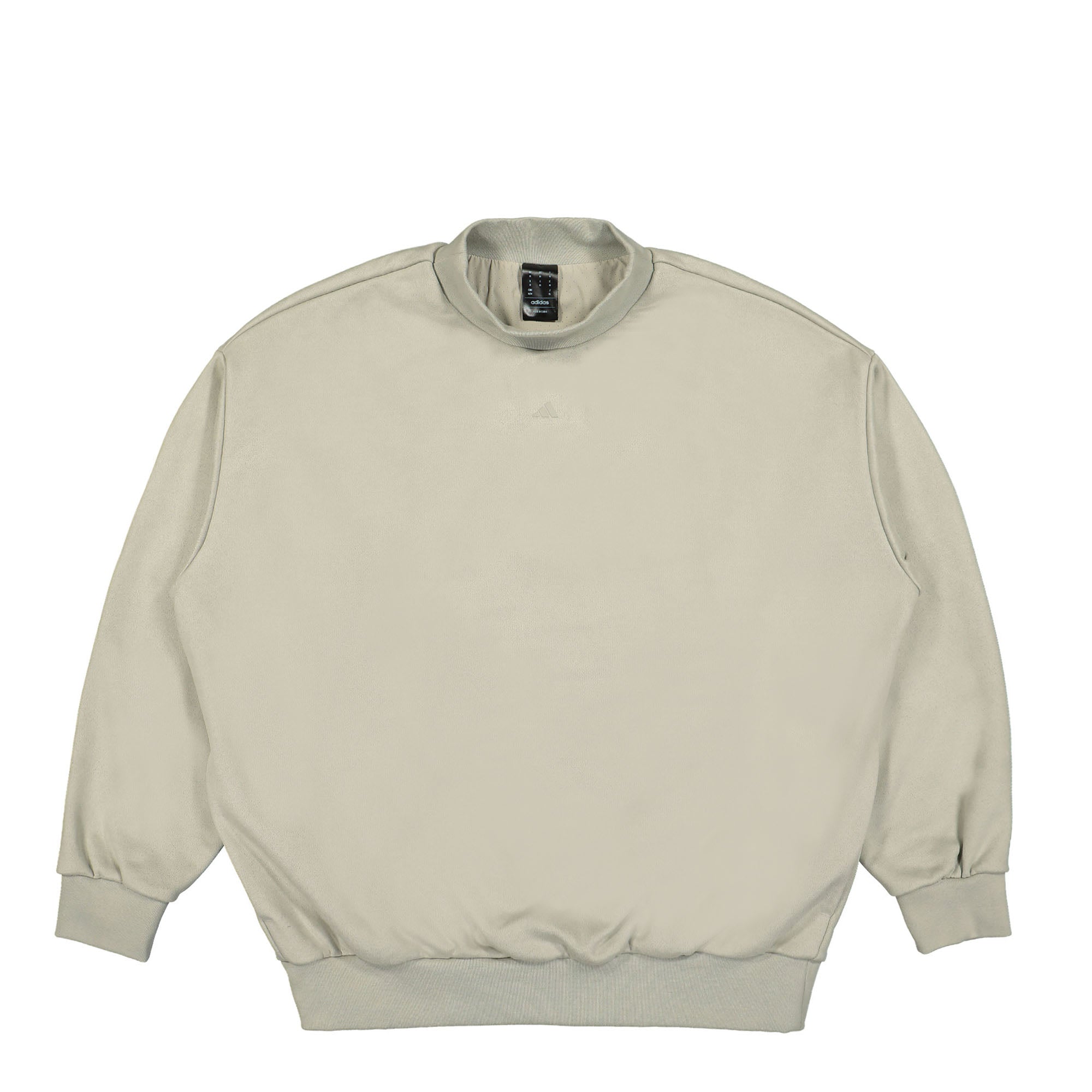 adidas One Basketball Suede Crew Sesame Sweatshirts IN7698 | Overkill