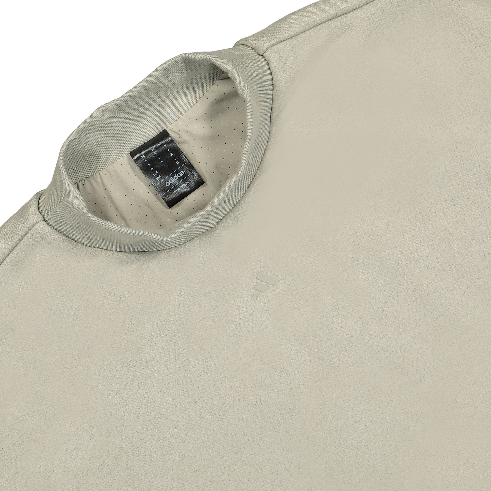 adidas One Basketball Suede Crew Sesame Sweatshirts Material | Overkill