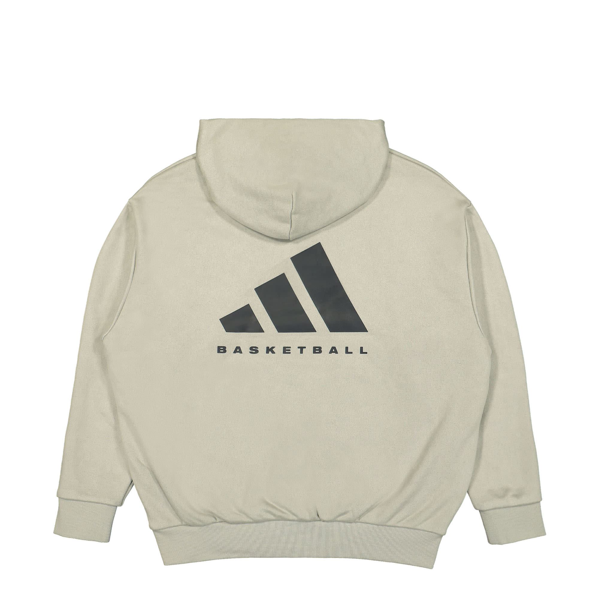 adidas One Basketball Suede Hood Sesame Hoodies Close-up | Overkill