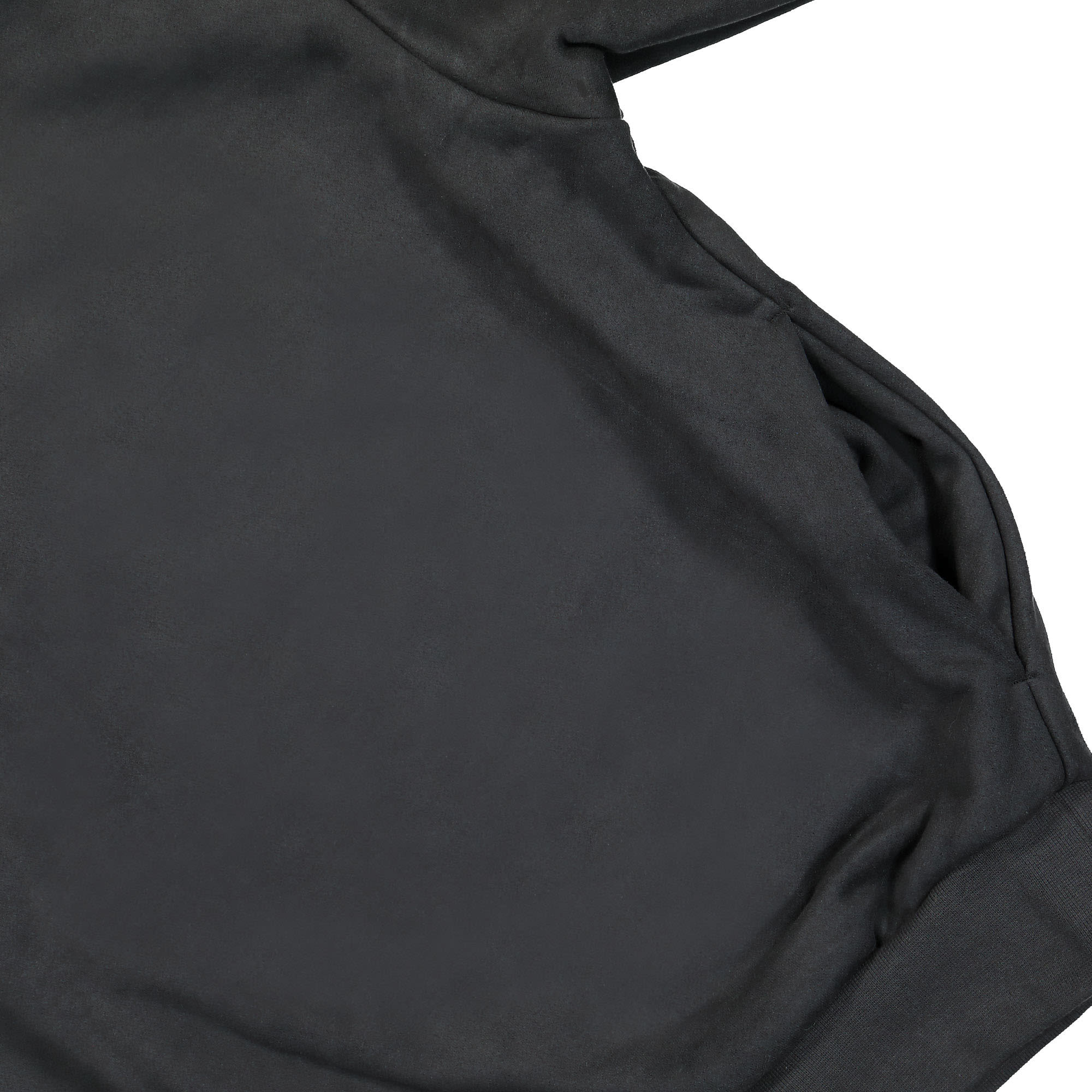 adidas One Basketball Suede Half-Zip Carbon Sweatshirts Detailfoto | Overkill