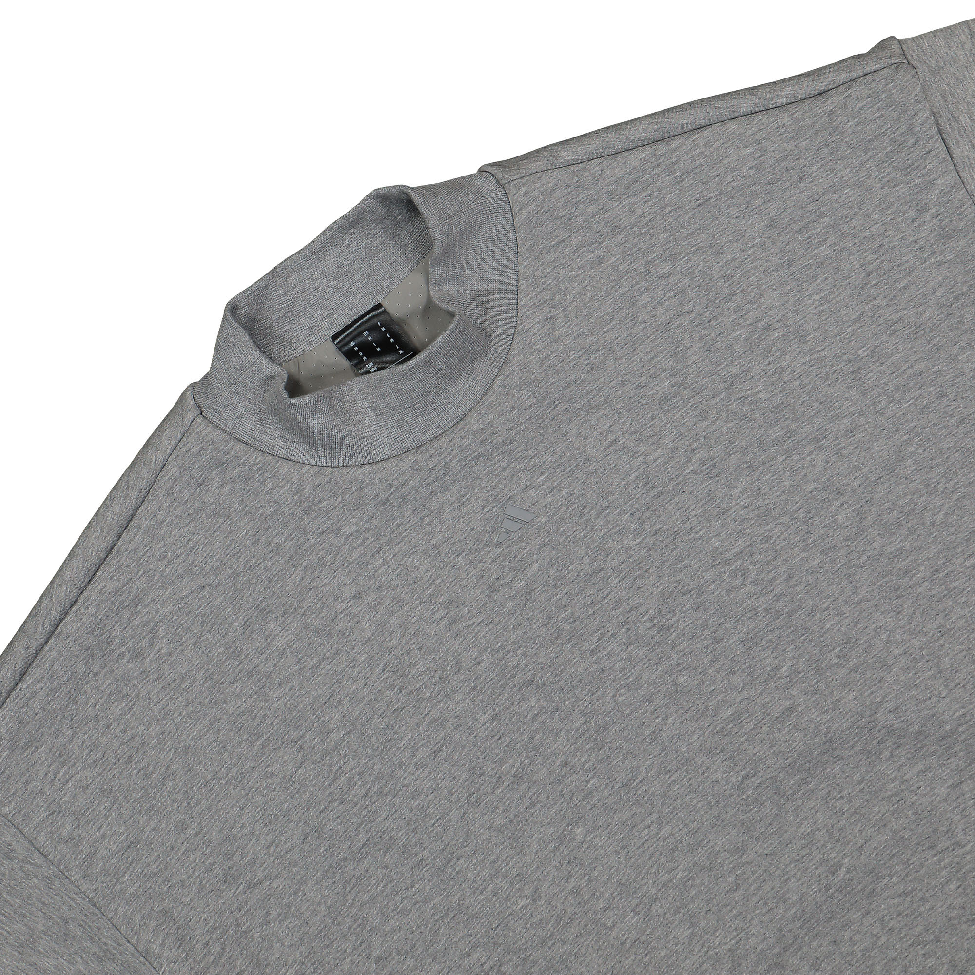 adidas Basketball Heather Crew Sweatshirt Dark Oatmeal Sweatshirts Material | Overkill