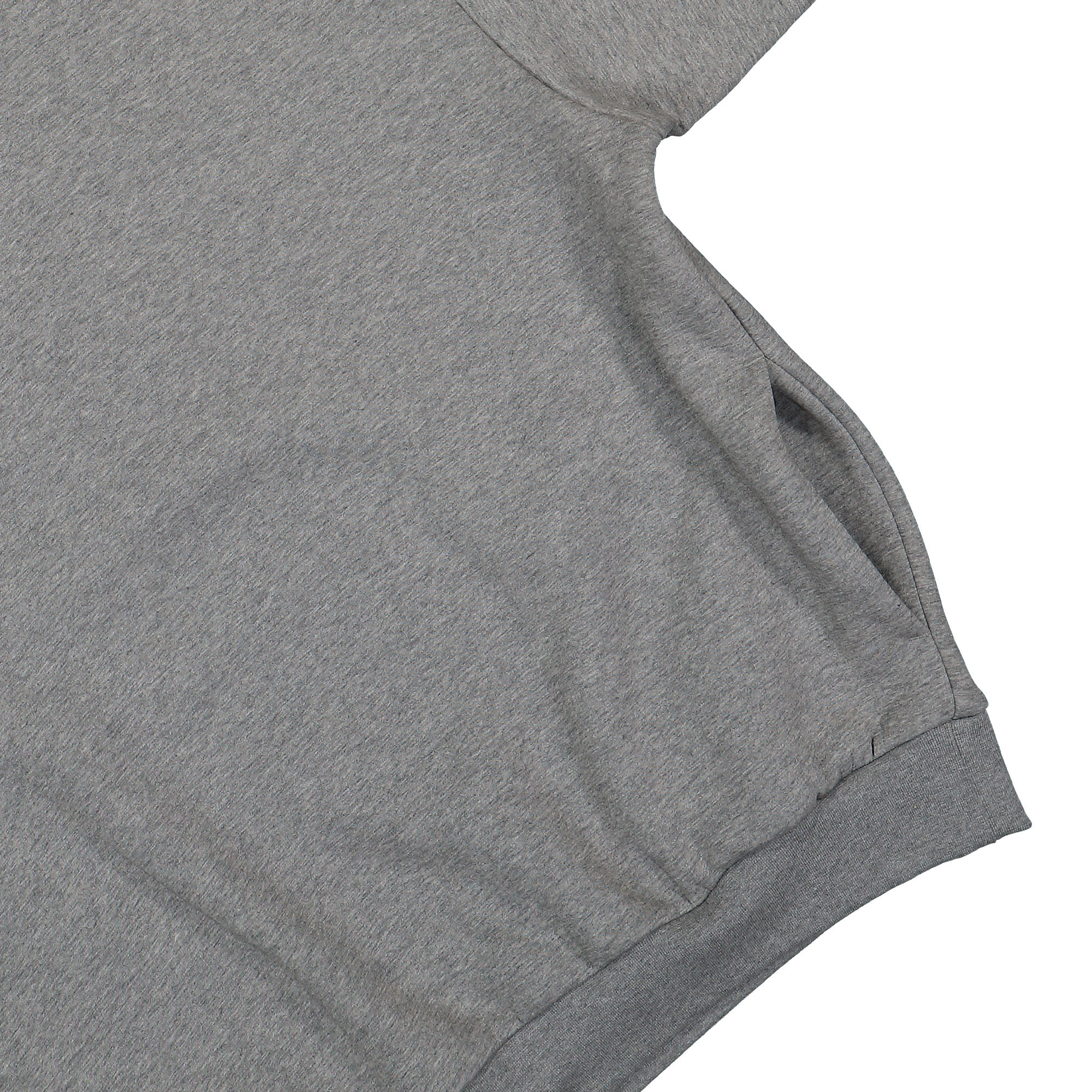 adidas Basketball Heather Crew Sweatshirt Dark Oatmeal Sweatshirts Detailfoto | Overkill
