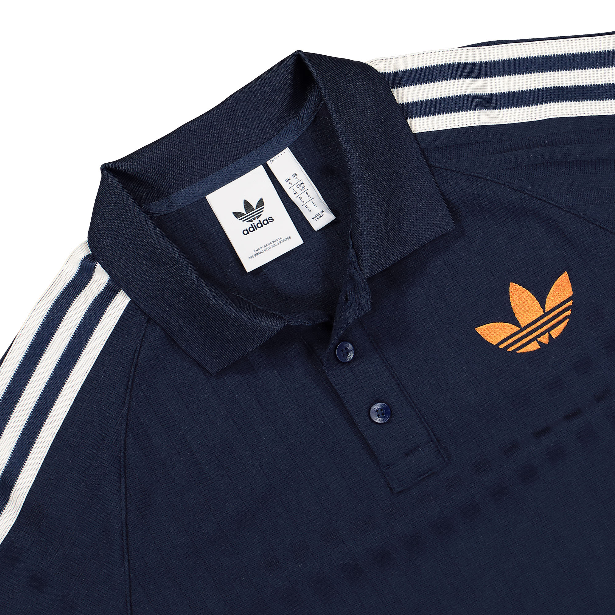 adidas SS Polo Night Indigo Polo Shirts Close-up | Overkill