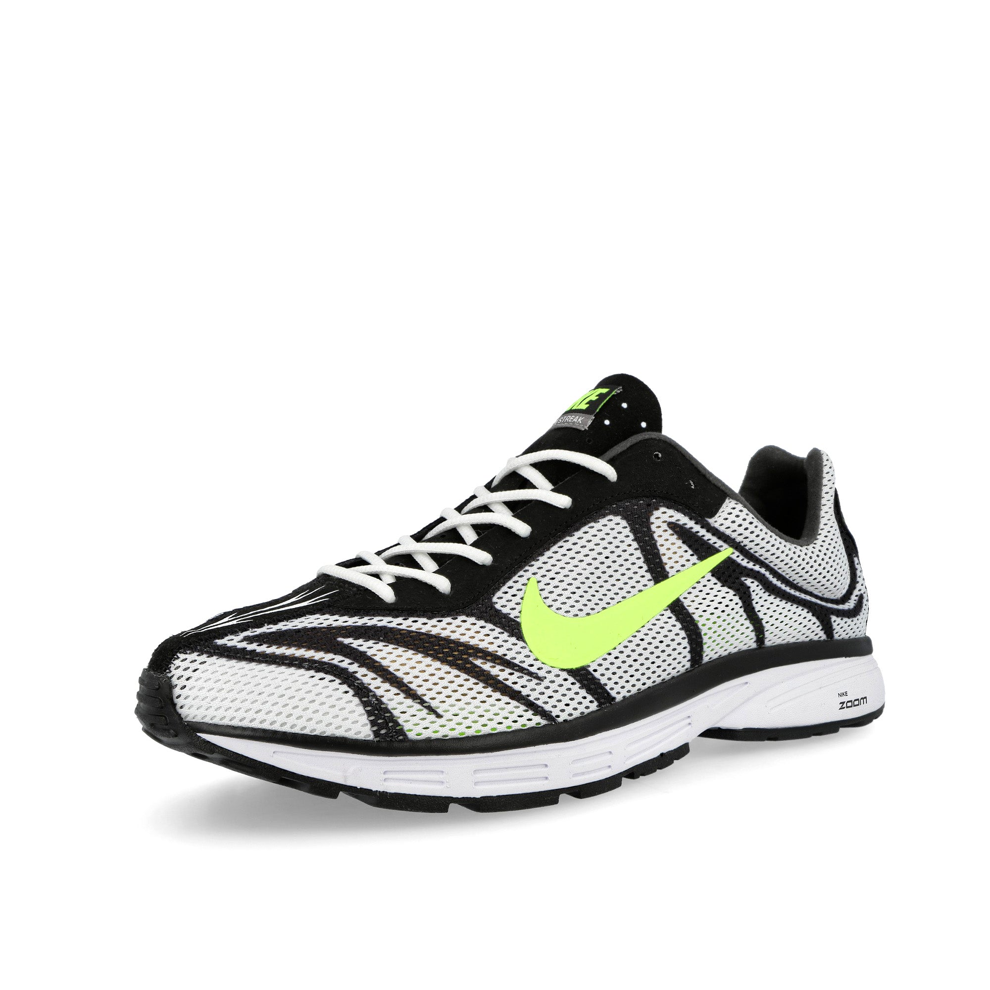 Nike Zoom Streak 3 White / Volt - Flat Pewter - Black Low Top Sneakers IQ8012 100 Close-up | Overkill