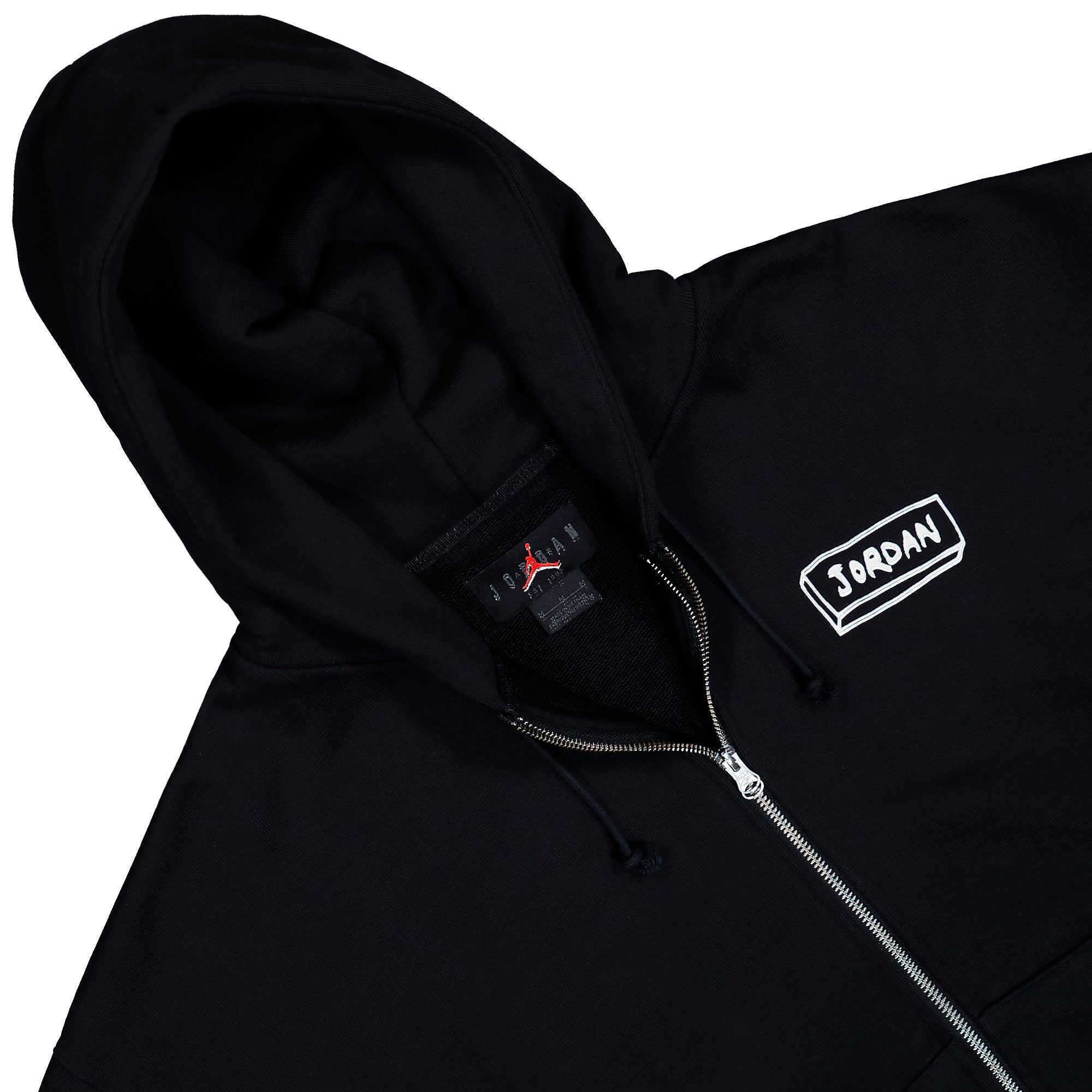 Fragment x Union x Jordan FZ Hoodie Black / Sail Hoodies IR0641 010 Detailfoto | Overkill