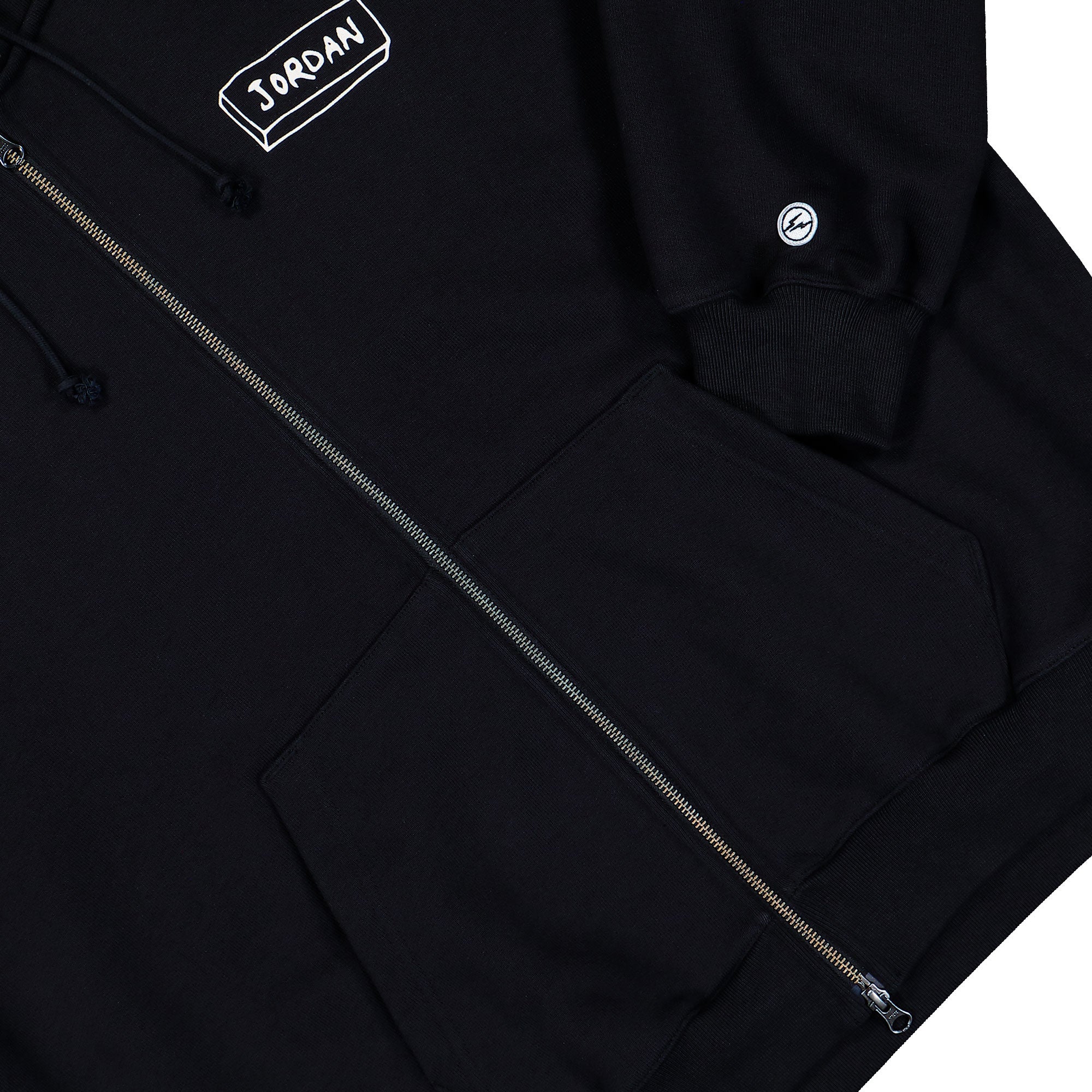 Fragment x Union x Jordan FZ Hoodie Black / Sail Hoodies IR0641 010 Detail View 1 | Overkill