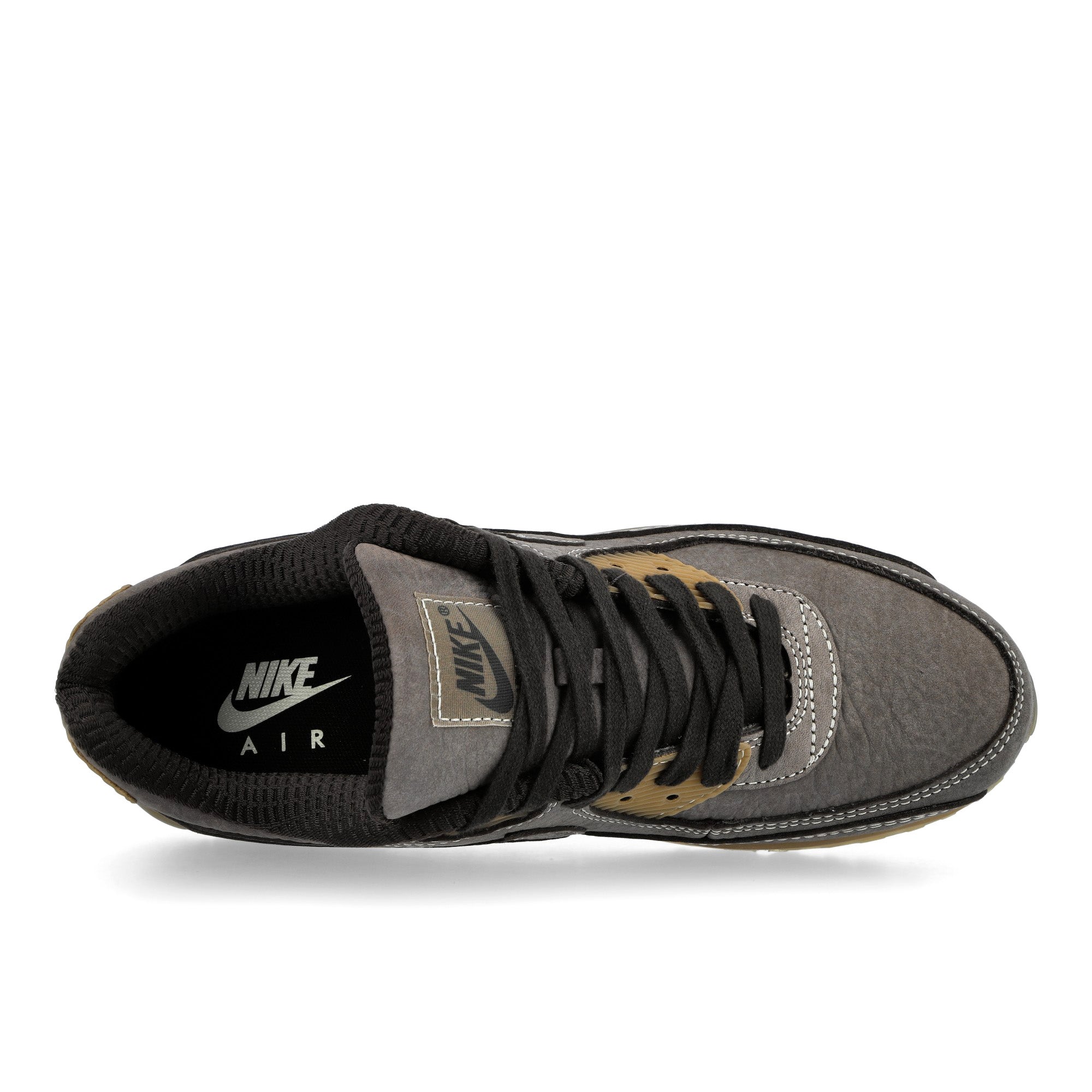 Nike Air Max 90 SP Shadow Brown / Shadow Brown - Buff Gum - Light Brown Low Top Sneakers IR1953 200 Close-up | Overkill