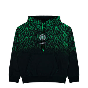 Slawn x Nike NFF Nigeria Fleece Hoodie Black / Poison Green / White Hoodies IR5219 010 | Overkill