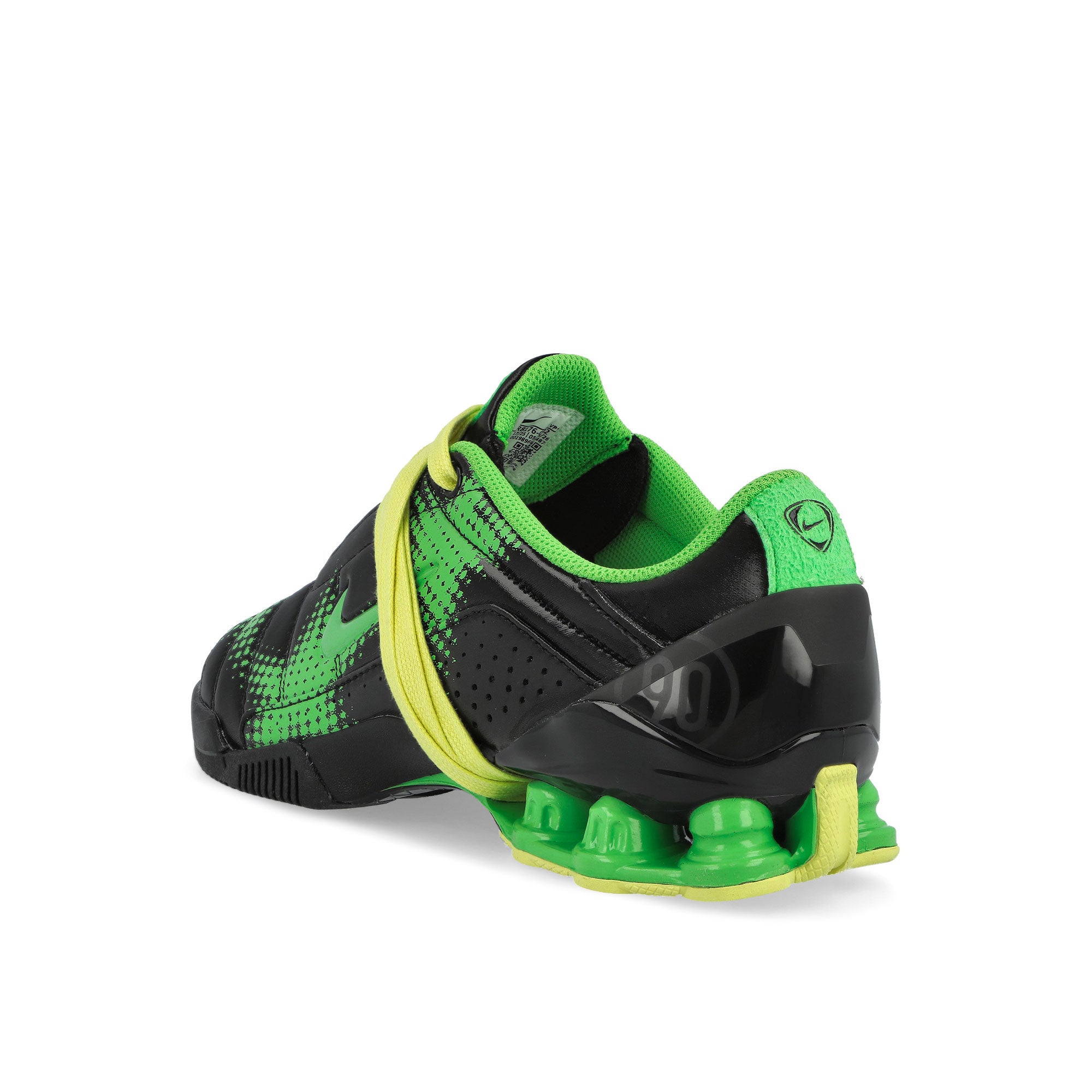 Nike Total90 Shox Magia Black / Spinach Green - Yellow Diamond - Black Low Top Sneakers IR8176 002 Material | Overkill