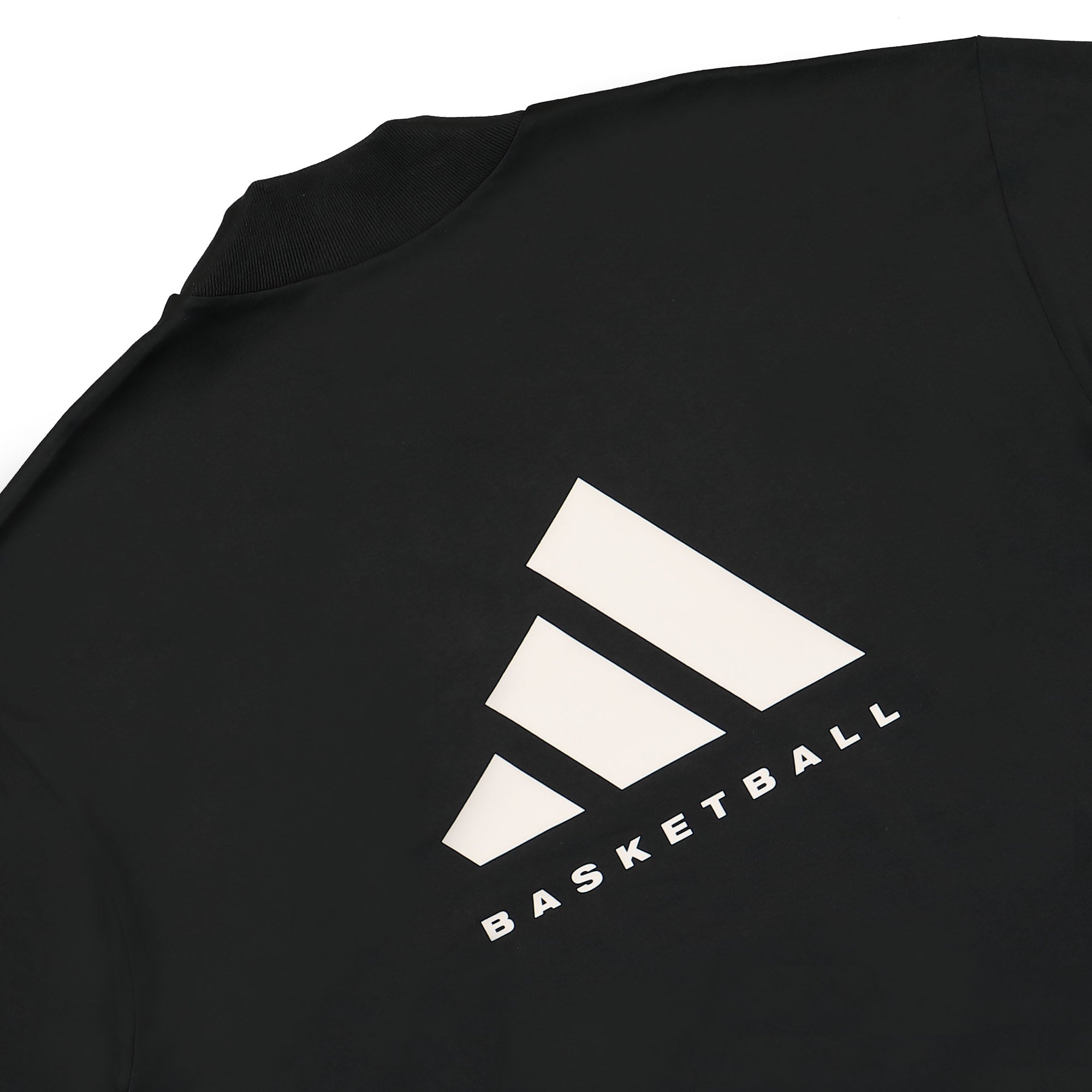 adidas One Basketball L/S Tee Black / Talk Longsleeves Detailfoto | Overkill