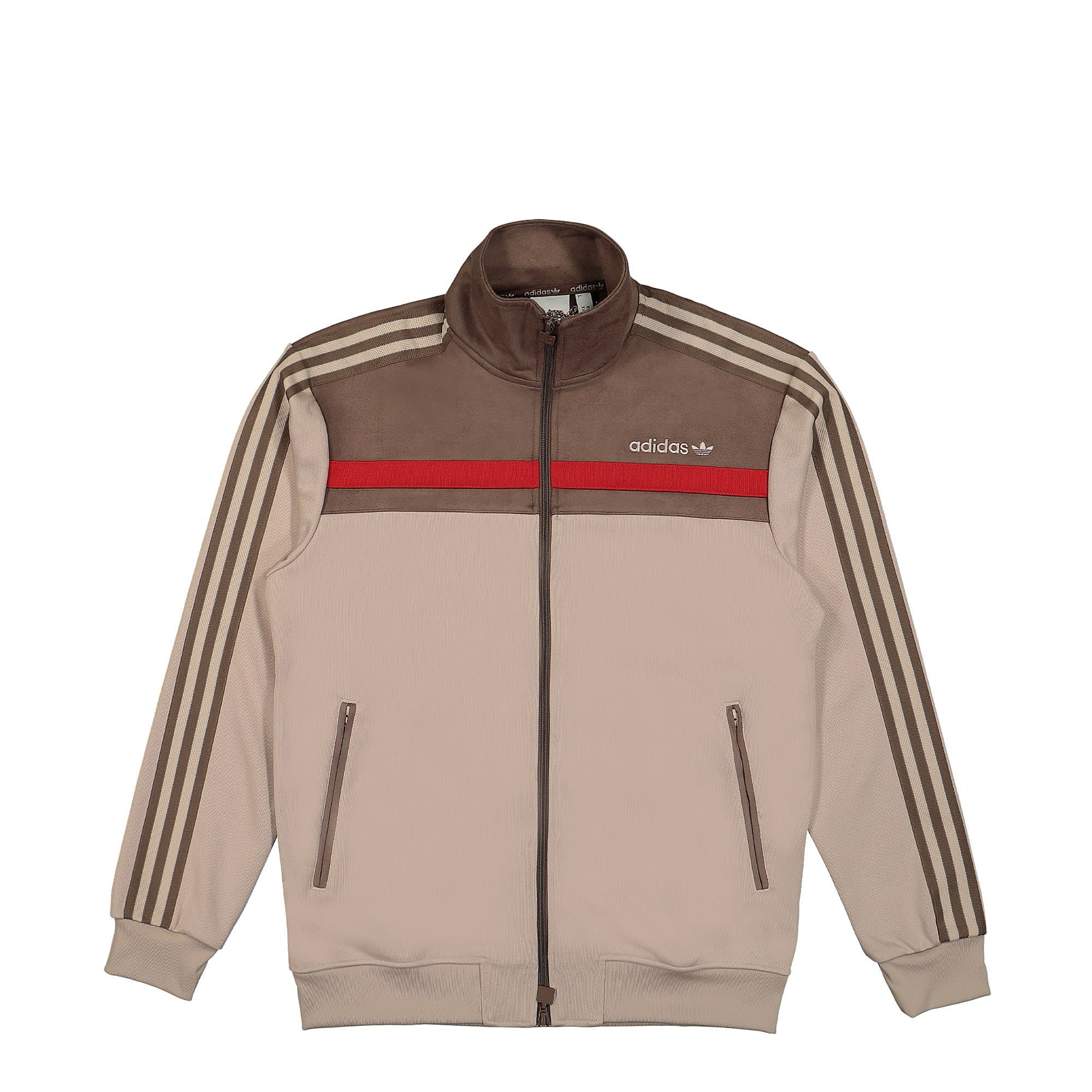 adidas Premium Tracktop Wonder Taupe / Earth Strata Track Jackets IS1416 | Overkill