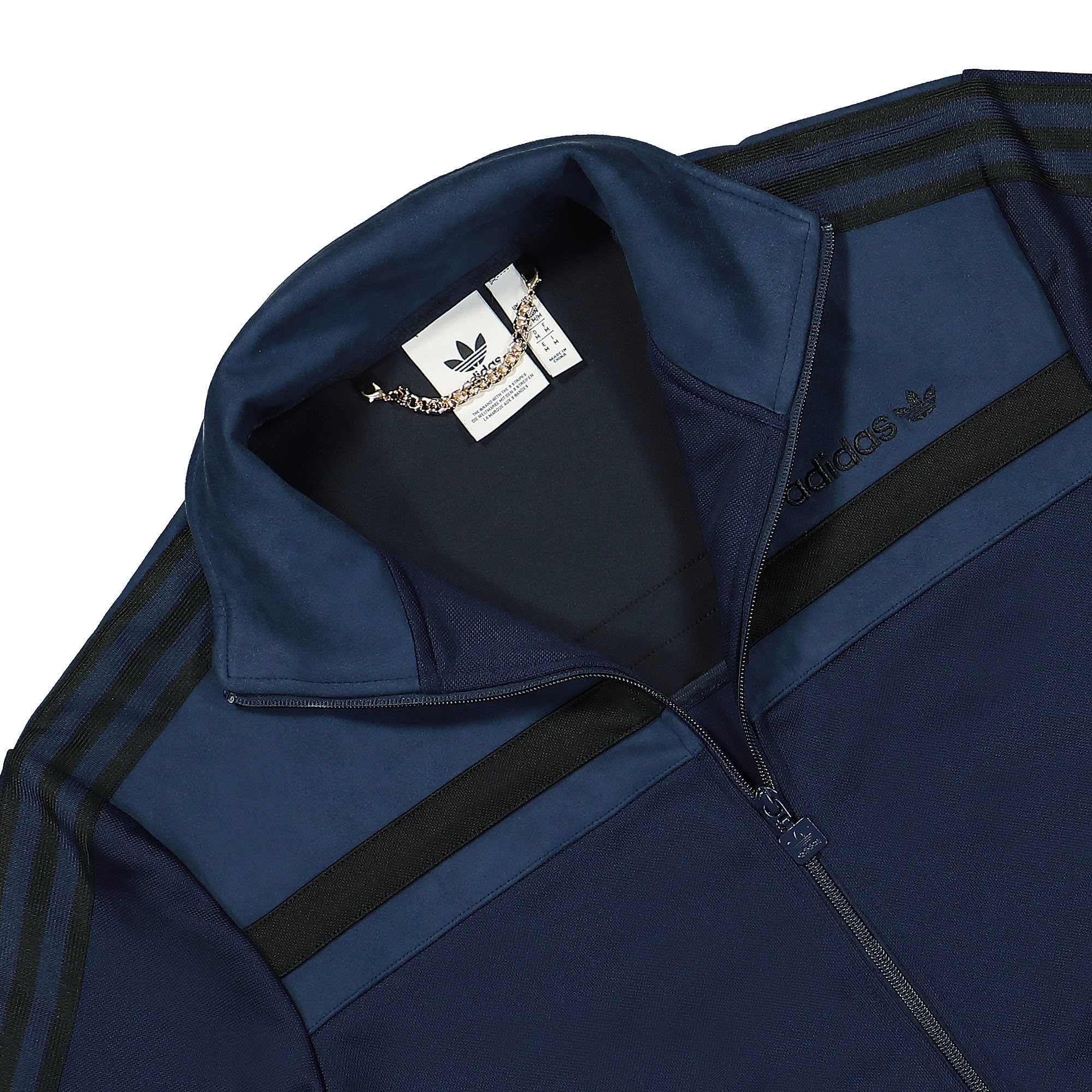 adidas Premium Tracktop Night Indigo / Night Indigo Track Jackets Close-up | Overkill