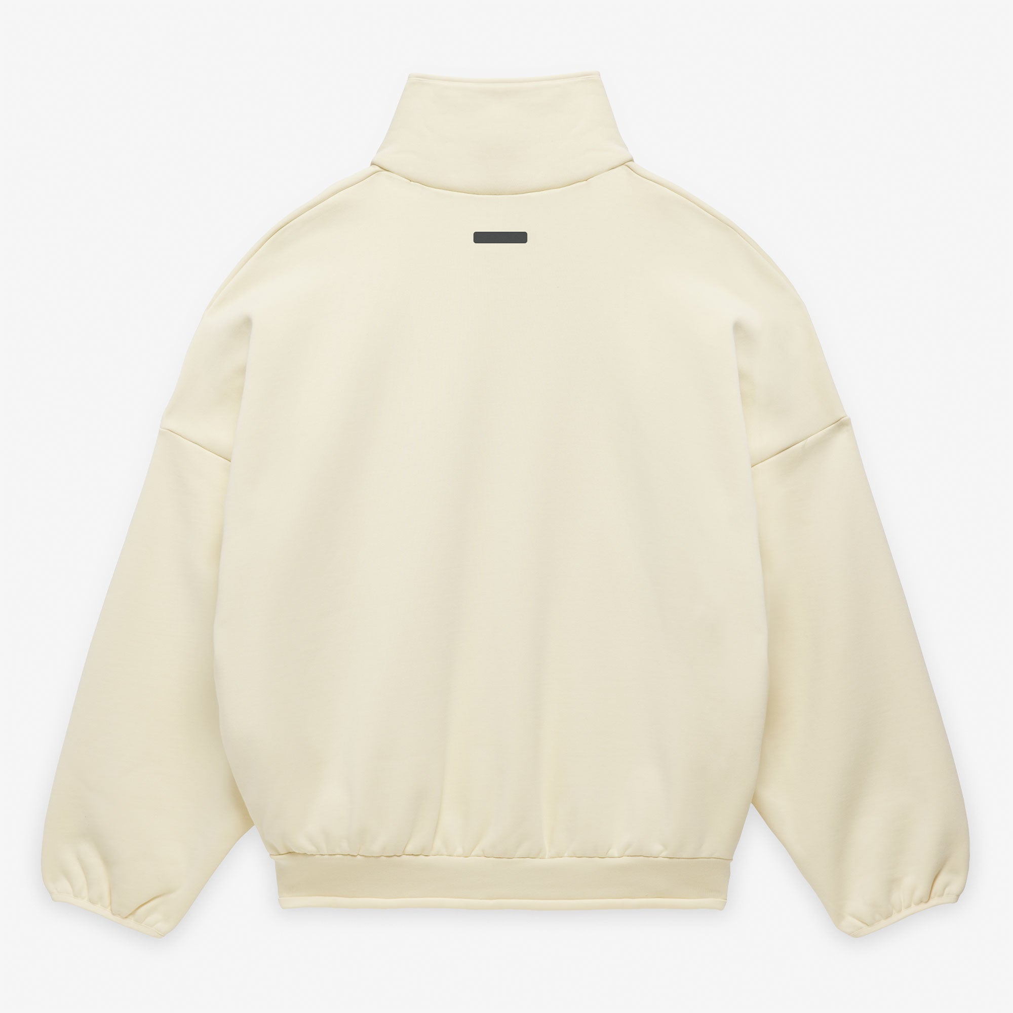adidas Mock Neck Sweatshirt Pale Yellow Sweatshirts Close-up | Overkill