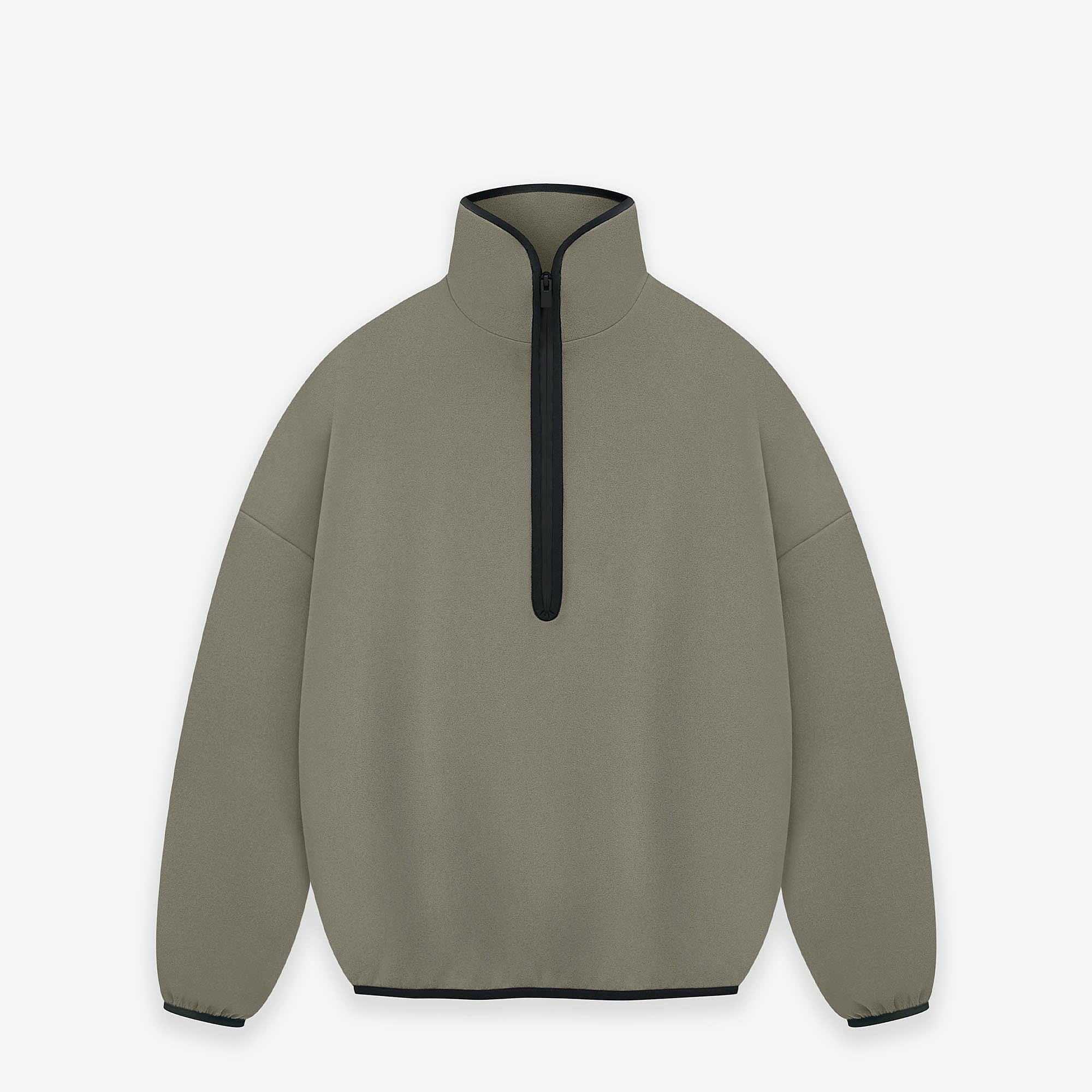 adidas Fear of God Athletics x adidas 1/2 Zip Sweatshirt Clay Sweatshirts IS8776 | Overkill