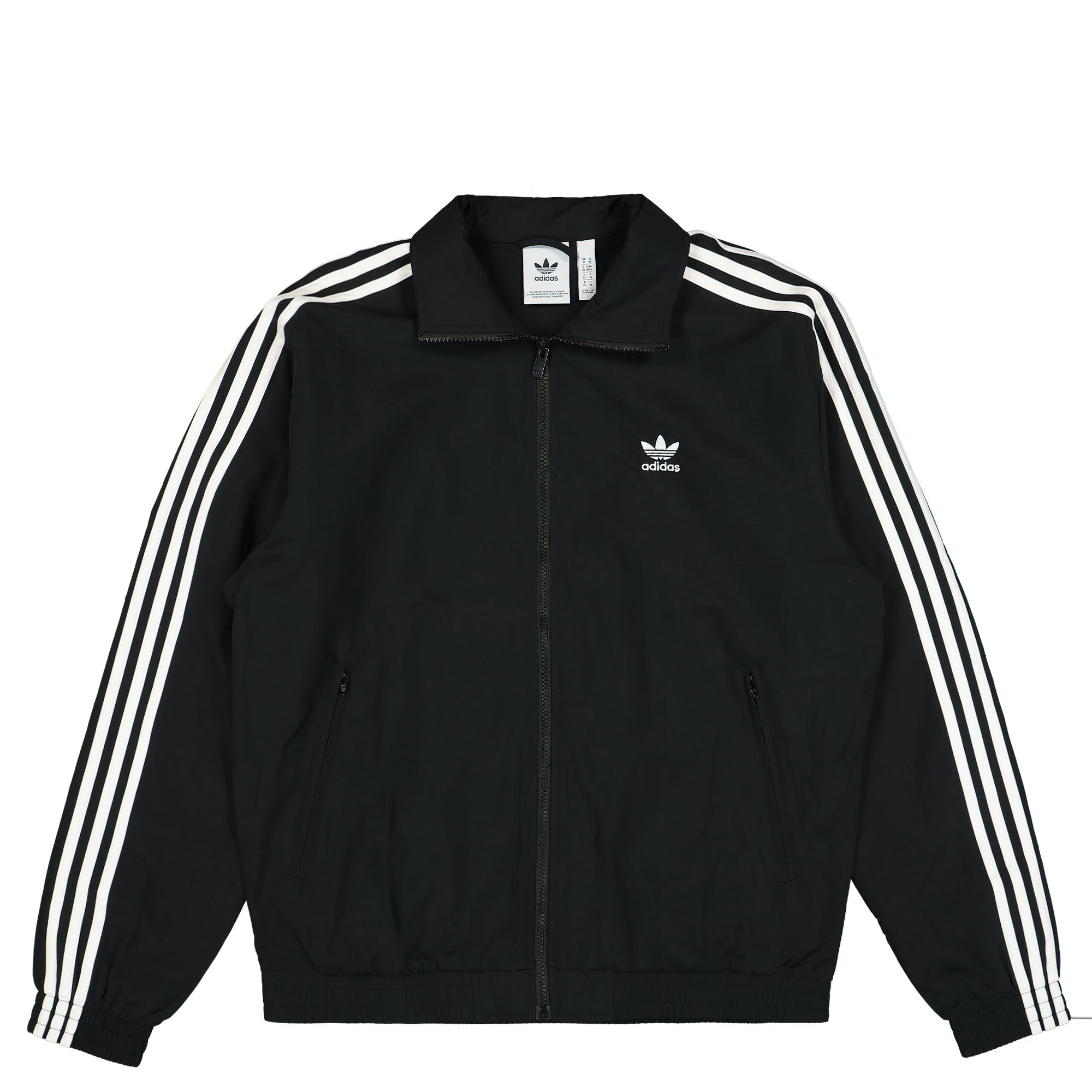 adidas Woven Firebird Tracktop Black Track Jackets IT2491 | Overkill