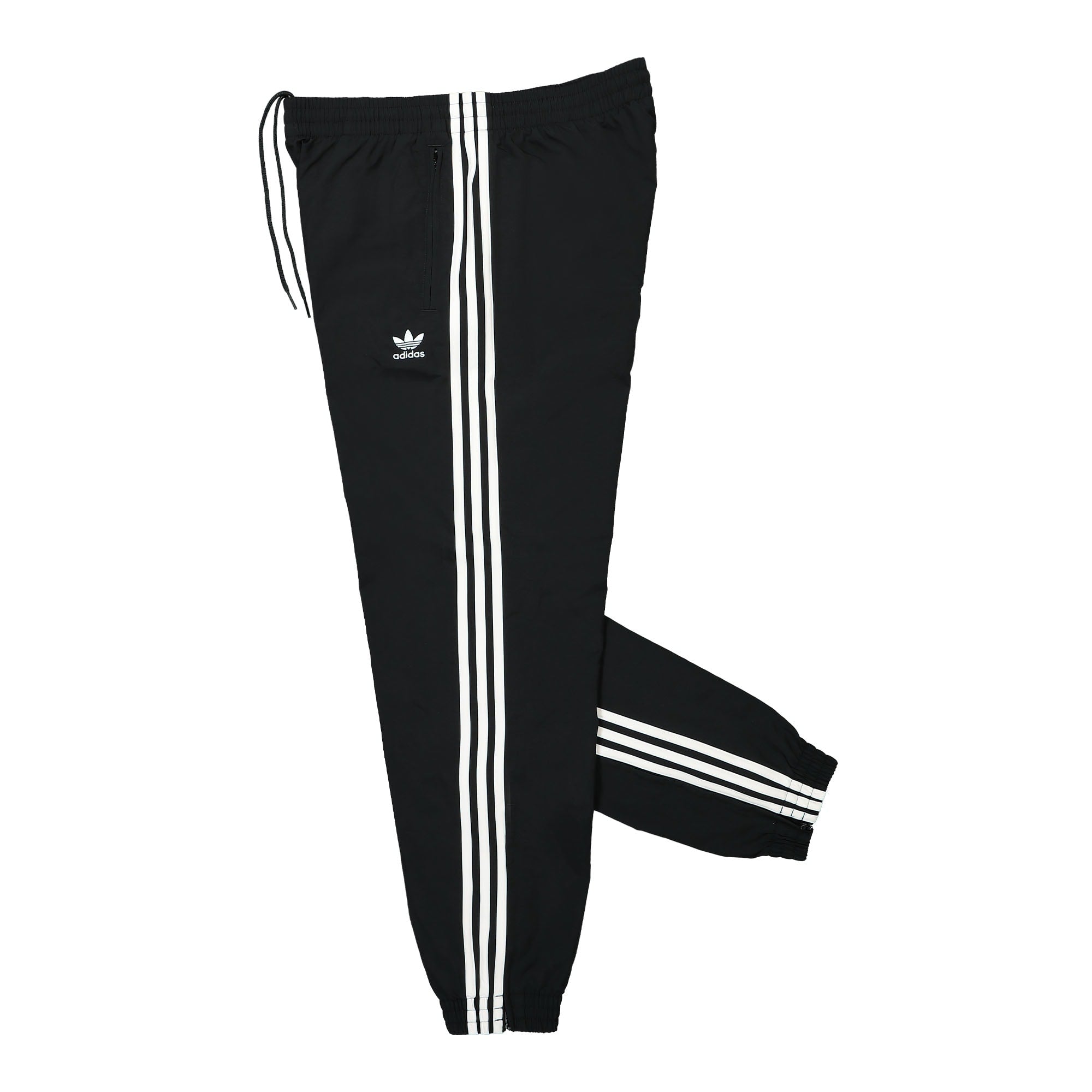 adidas Woven Firebird Track Pant Black Sweat & Track Pants Close-up | Overkill