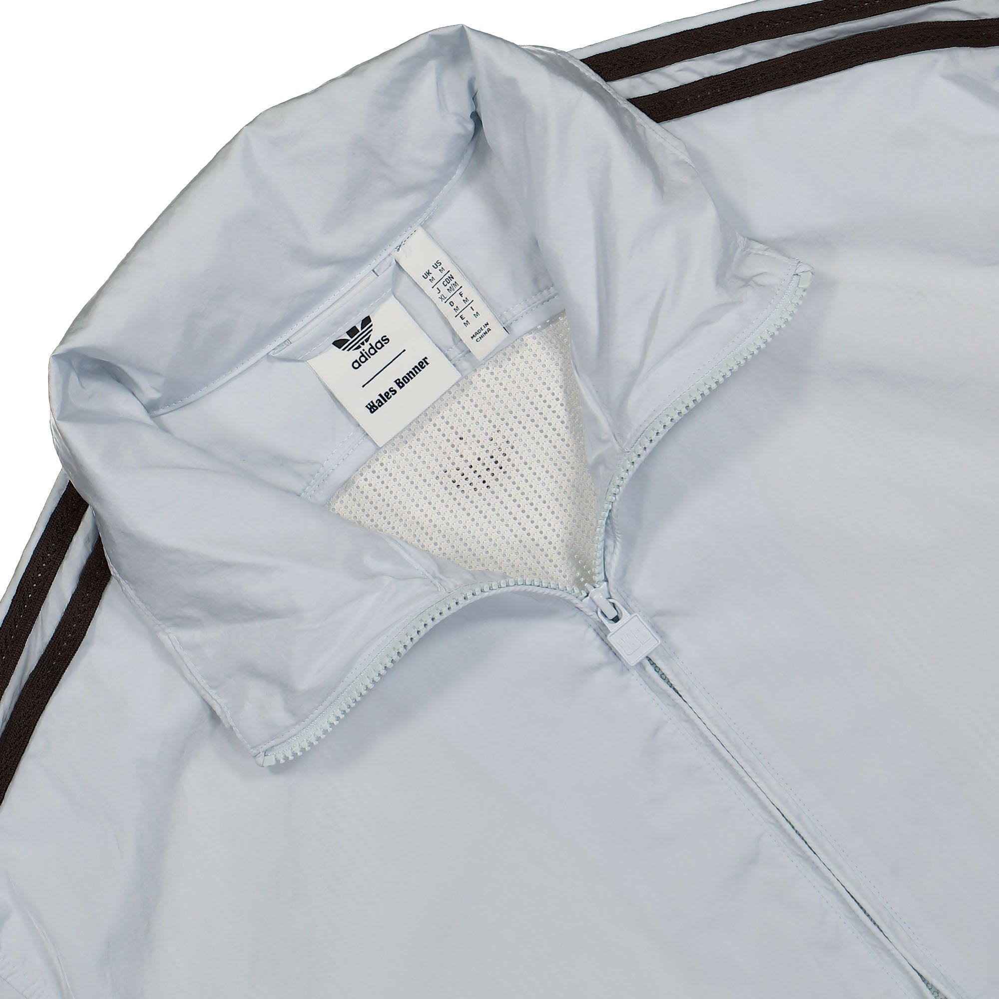 adidas Wales Bonner x adidas Nylon Tracktop Blue Tint Track Jackets Close-up | Overkill
