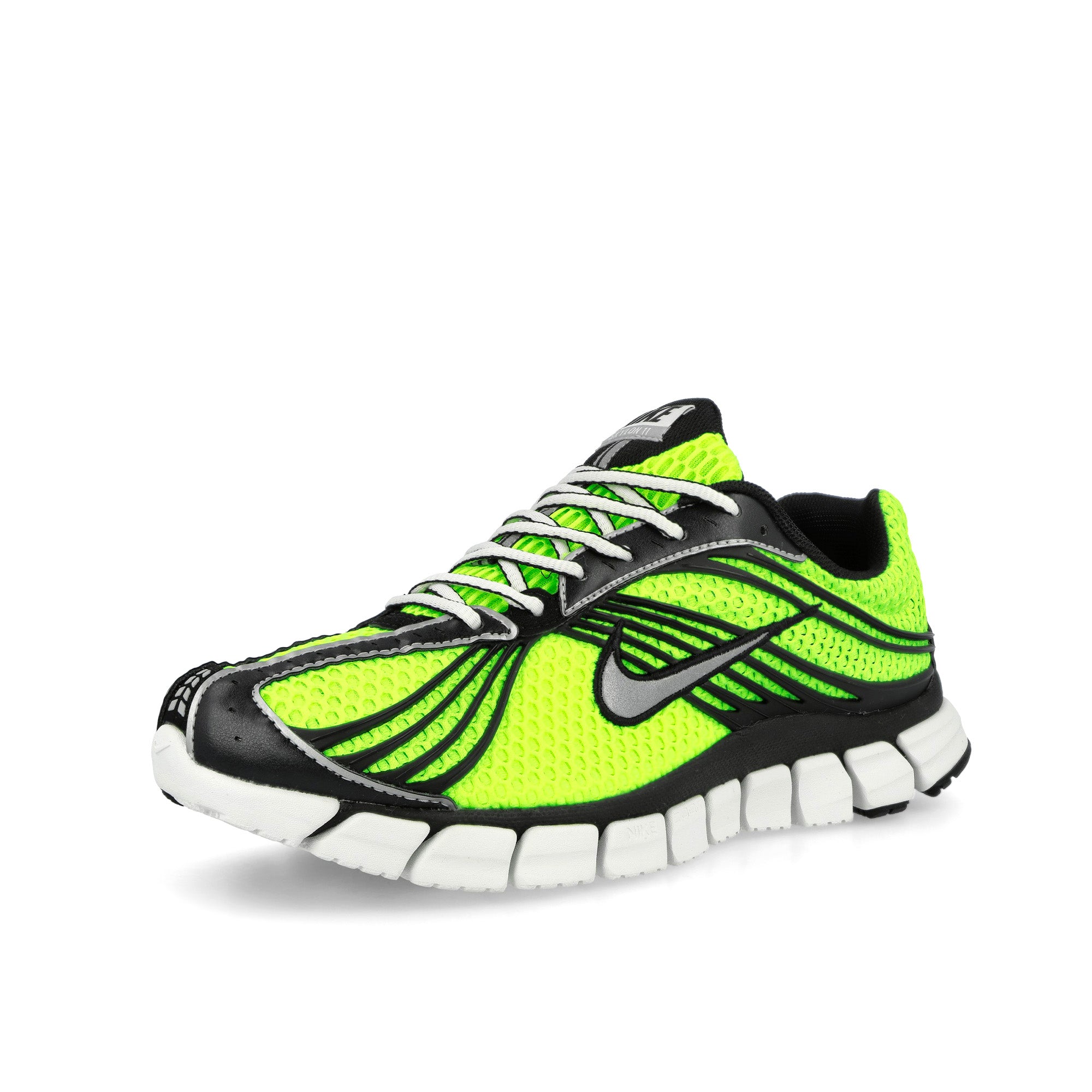 Nike Zoom Skylon 11 Volt / Metallic Silver - Black - Light Smoke Grey Low Top Sneakers IU1869 700 Close-up | Overkill