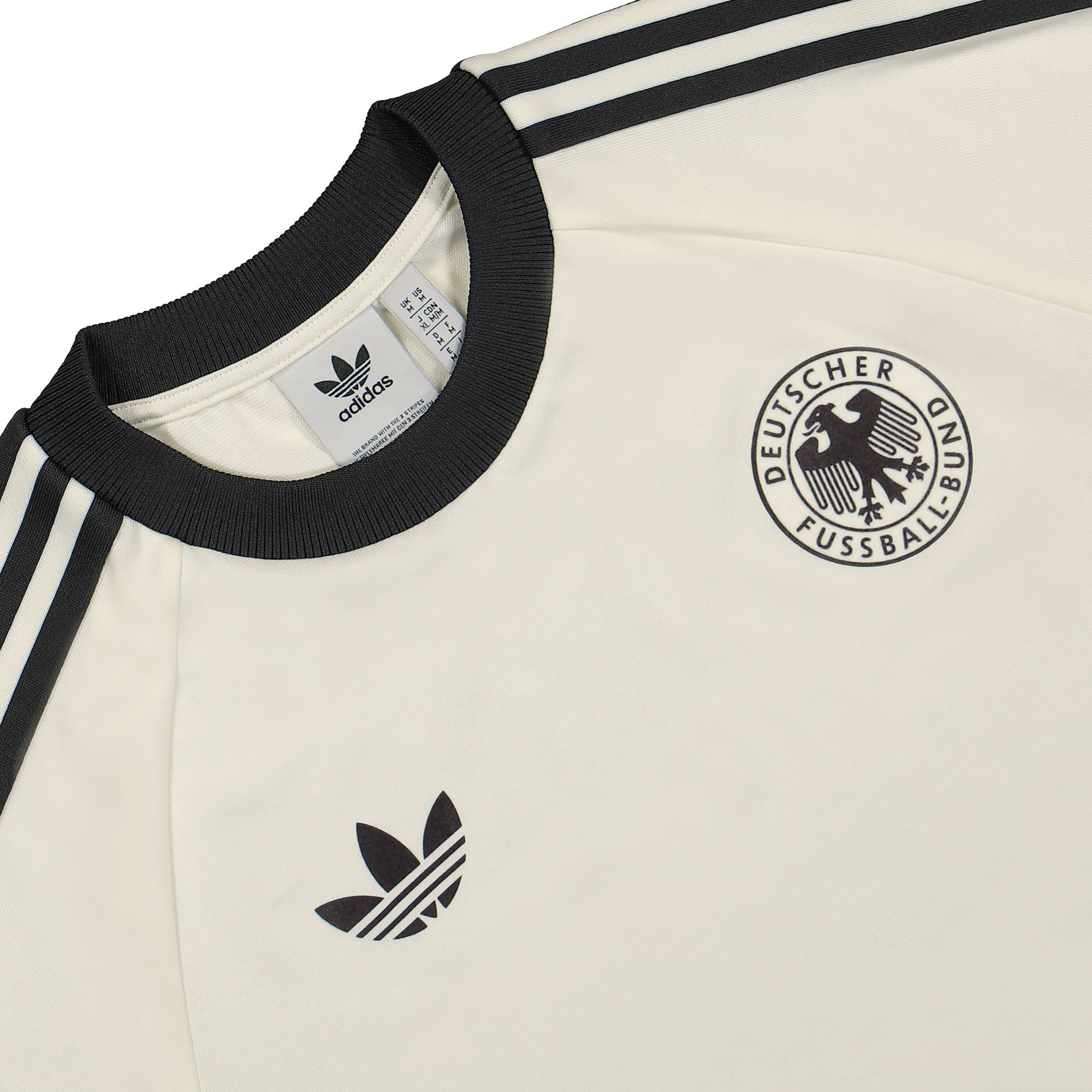 adidas DFB OG 3S Tee Off White T-Shirts Close-up | Overkill