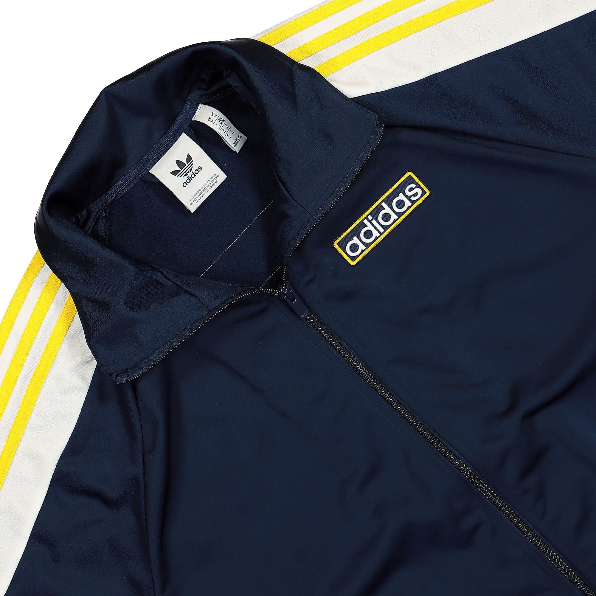 adidas Adibreak Track Top Night Indigo / White / Bold Gold Track Jackets Material | Overkill