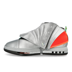 Free The Youth x Air Jordan 16 FTY SP Metallic Silver / Picante Red High Top Sneakers IV7638 001 | Overkill