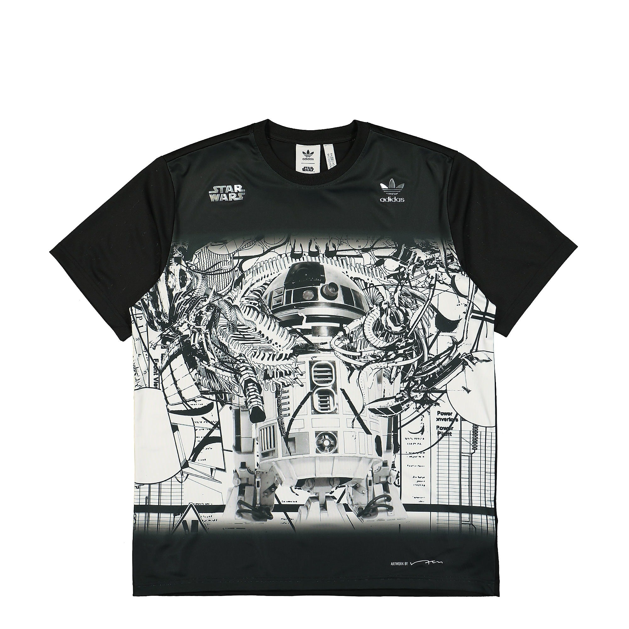 adidas Star Wars x Nanzuka x adidas T-Shirt Black T-Shirts IV9469 | Overkill