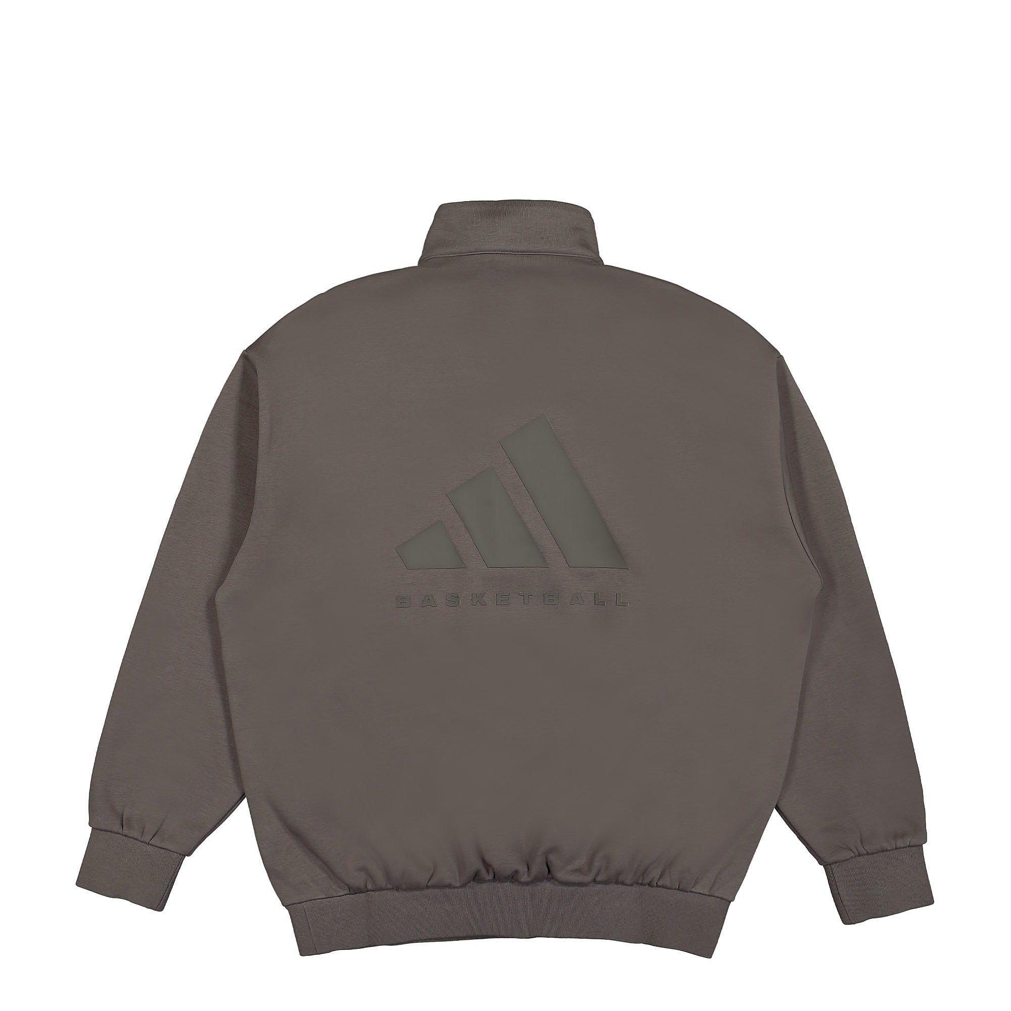 adidas One Basketball Half-Zip Sweatshirt Charcoal Sweatshirts Material | Overkill