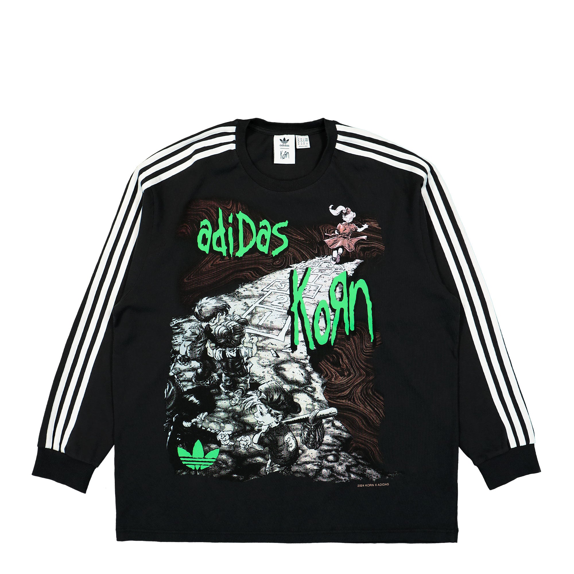 adidas Korn x adidas Longsleeve Black Longsleeves IW7523 | Overkill