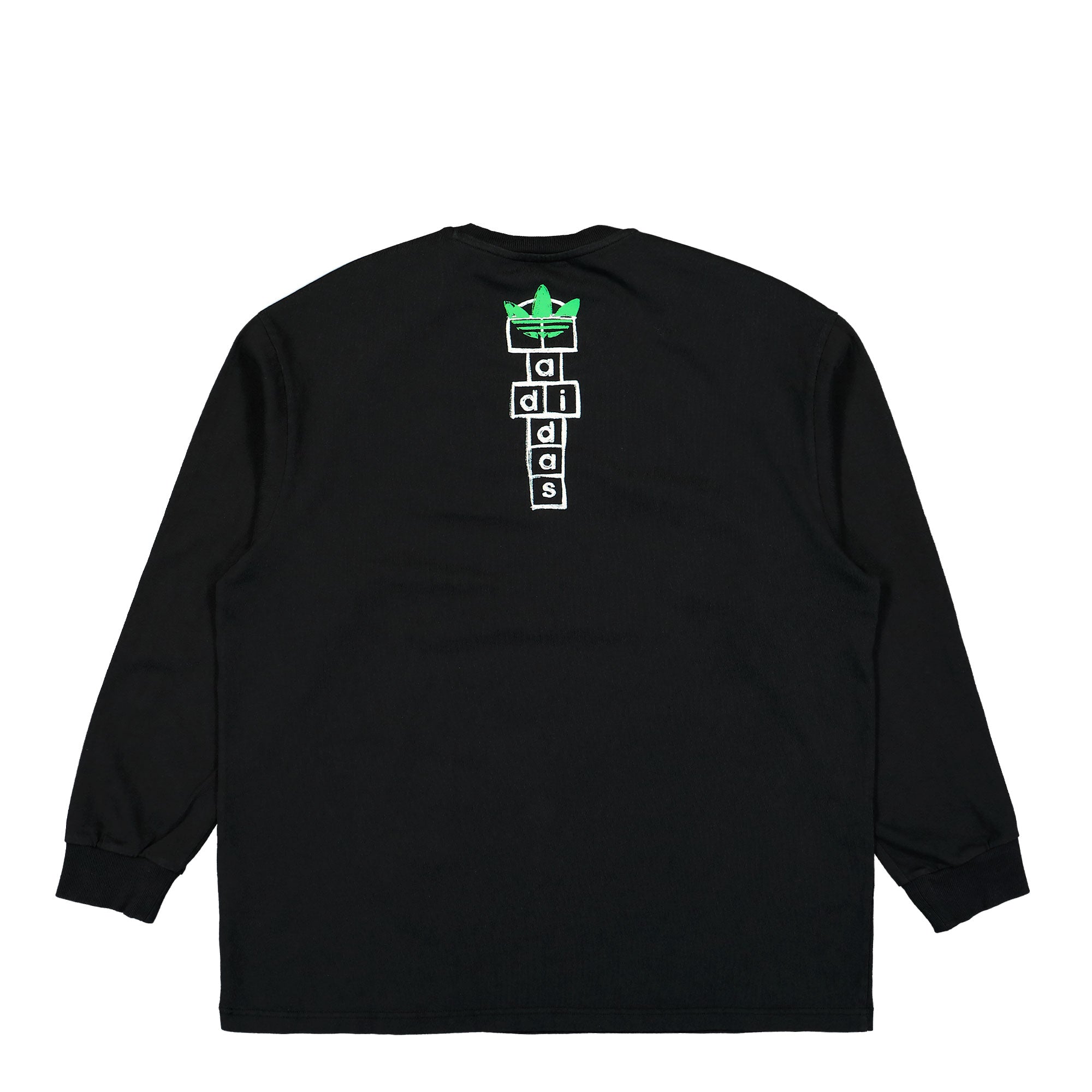 adidas Korn x adidas Longsleeve Black Longsleeves Close-up | Overkill