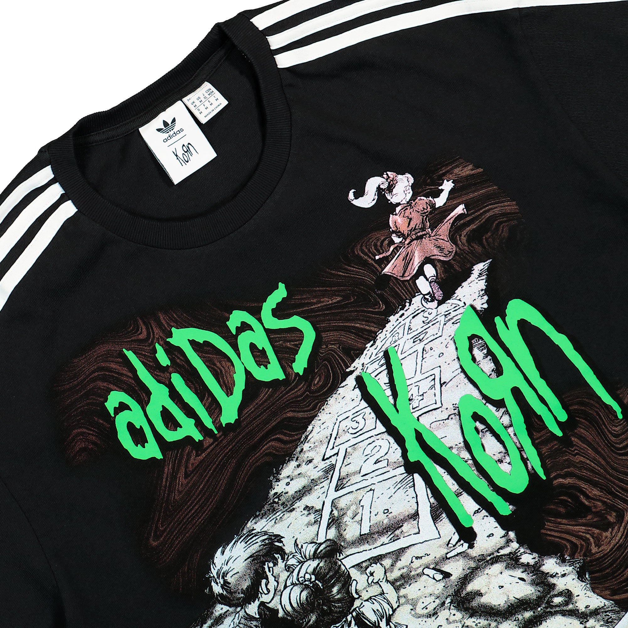 adidas Korn x adidas Longsleeve Black Longsleeves Material | Overkill