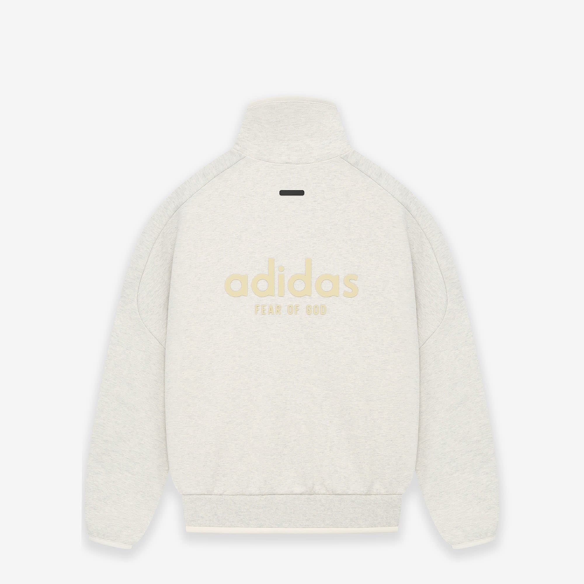 adidas Fear of God Athletics x adidas Tracktop Chalk White Melange Track Jackets Close-up | Overkill