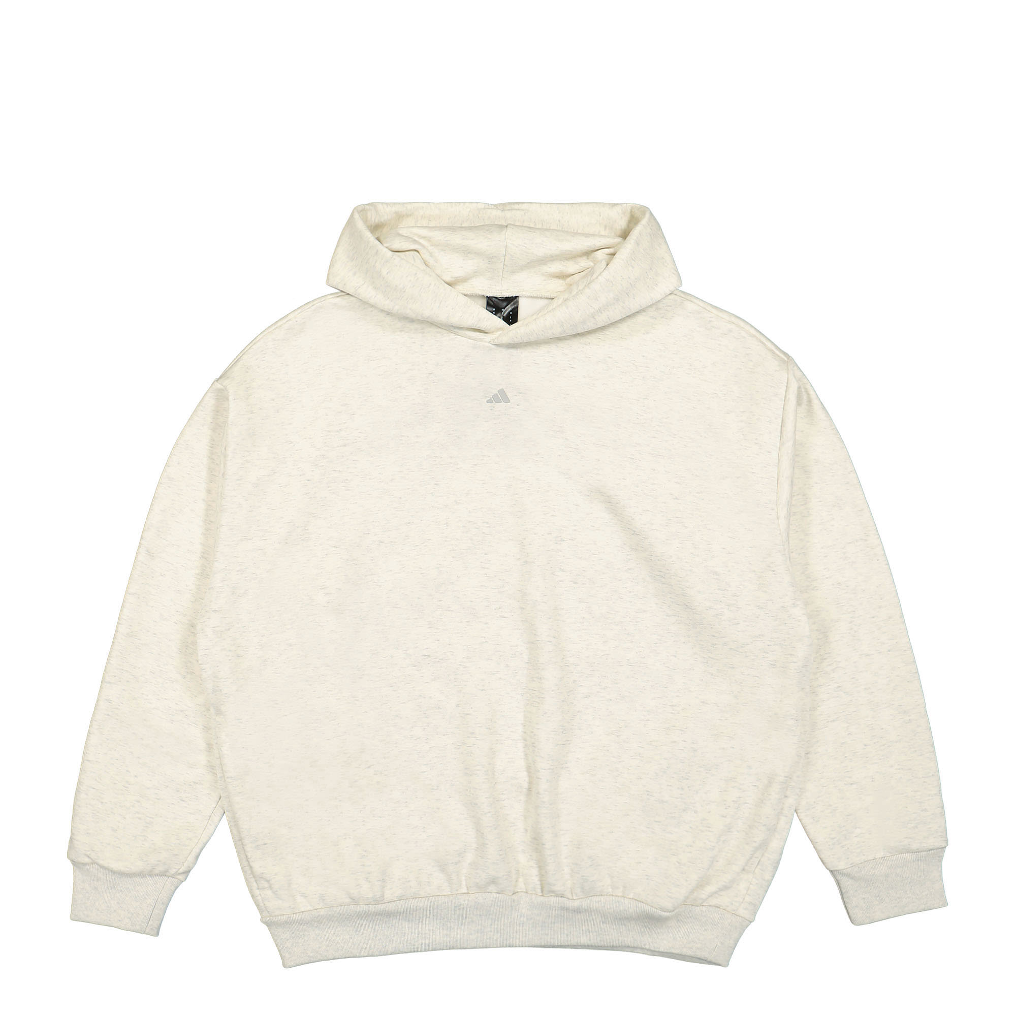 adidas One Basketball Fleece Hoody Cream Melange Hoodies IX1962 | Overkill