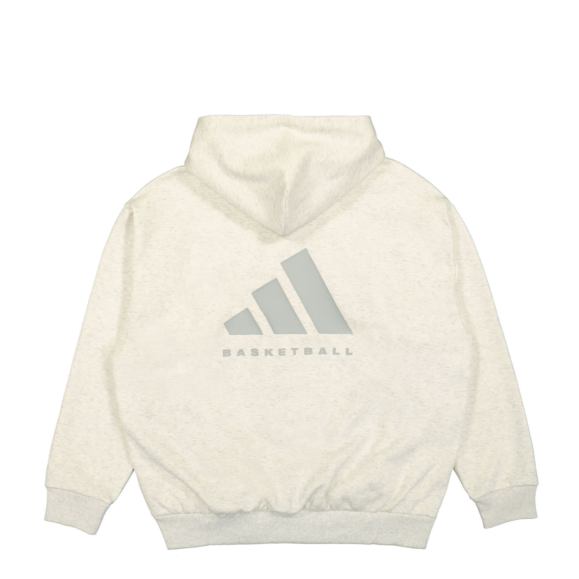 adidas One Basketball Fleece Hoody Cream Melange Hoodies Close-up | Overkill