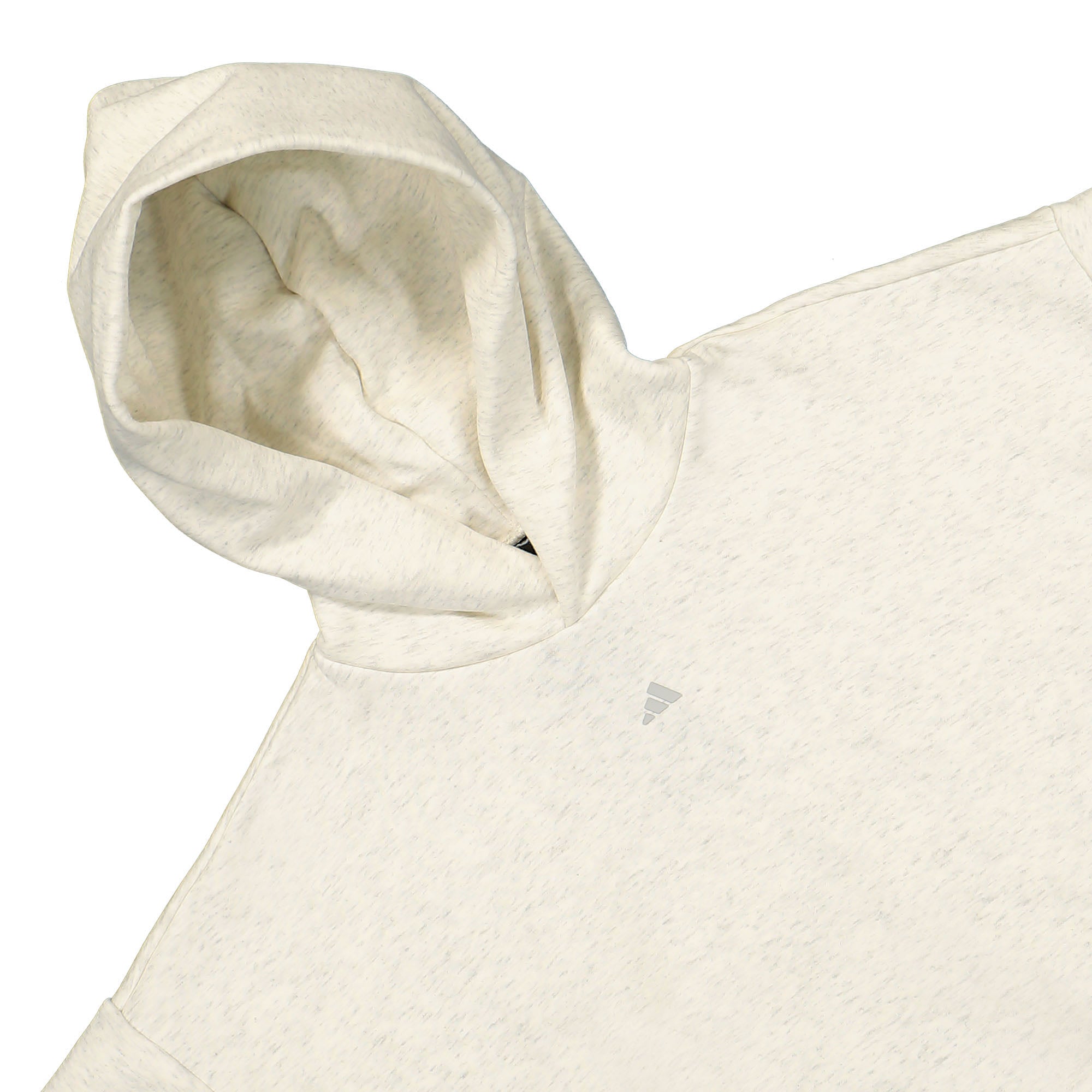 adidas One Basketball Fleece Hoody Cream Melange Hoodies Material | Overkill