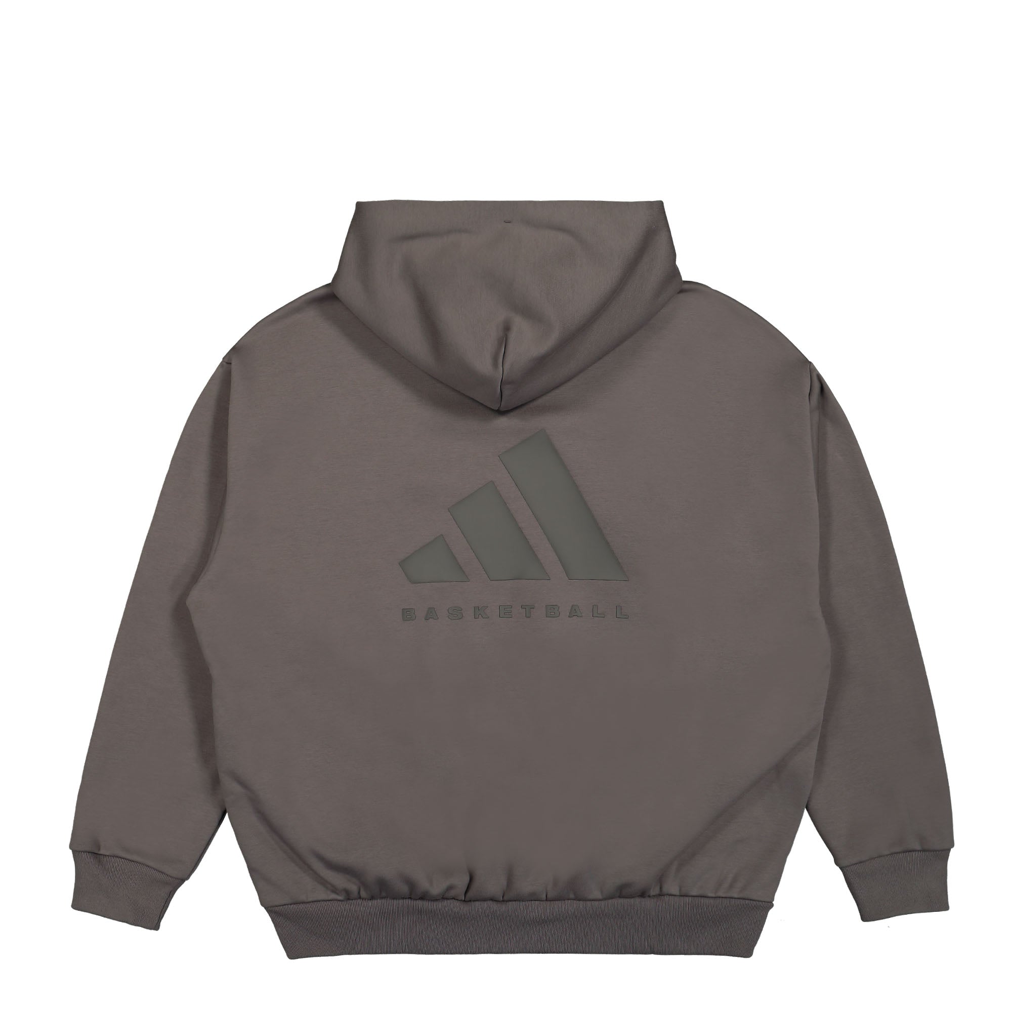 adidas One Basketball Fleece Hoody Charcoal Hoodies Close-up | Overkill