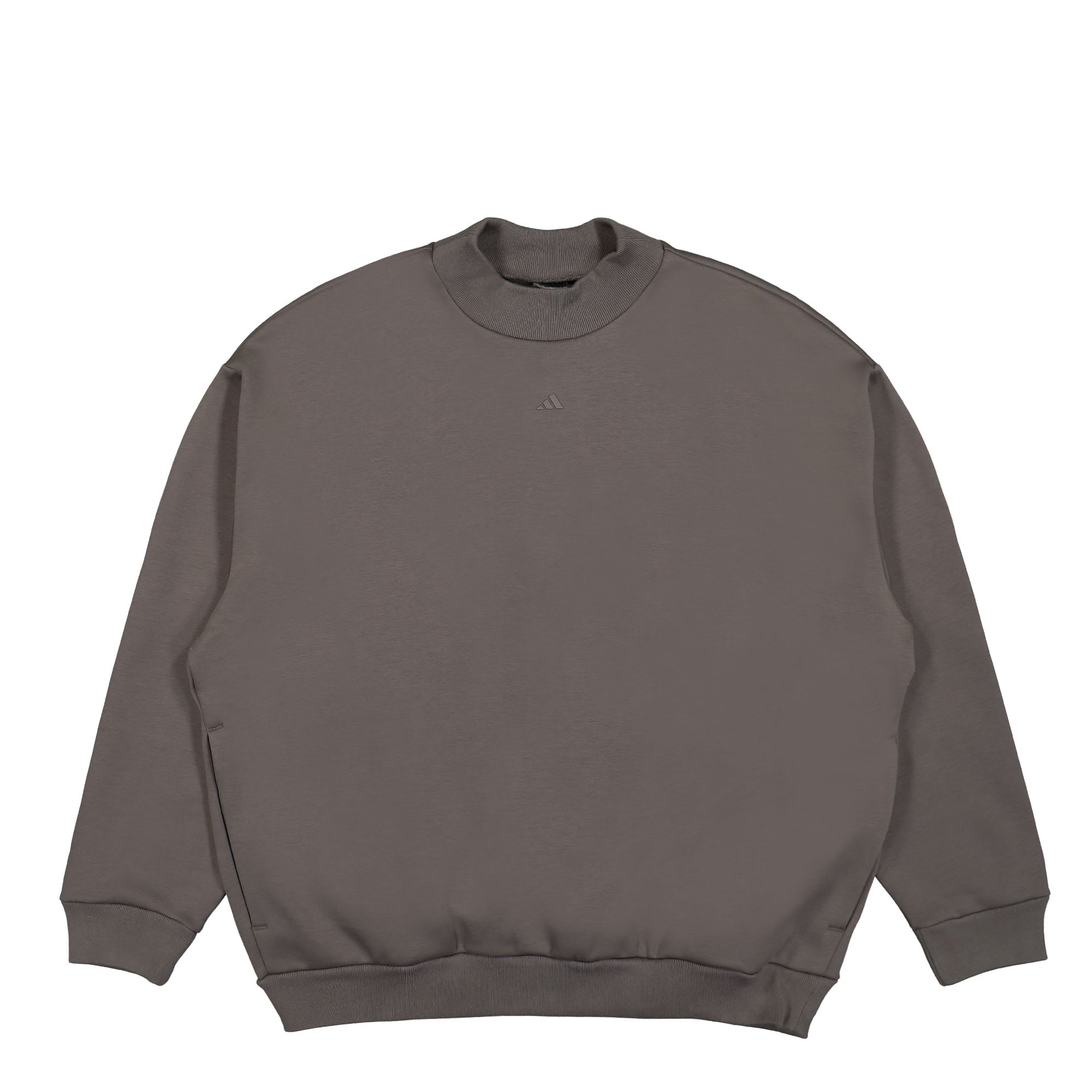 adidas One Basketball Fleece Crew Charcoal Sweatshirts IX1966 | Overkill