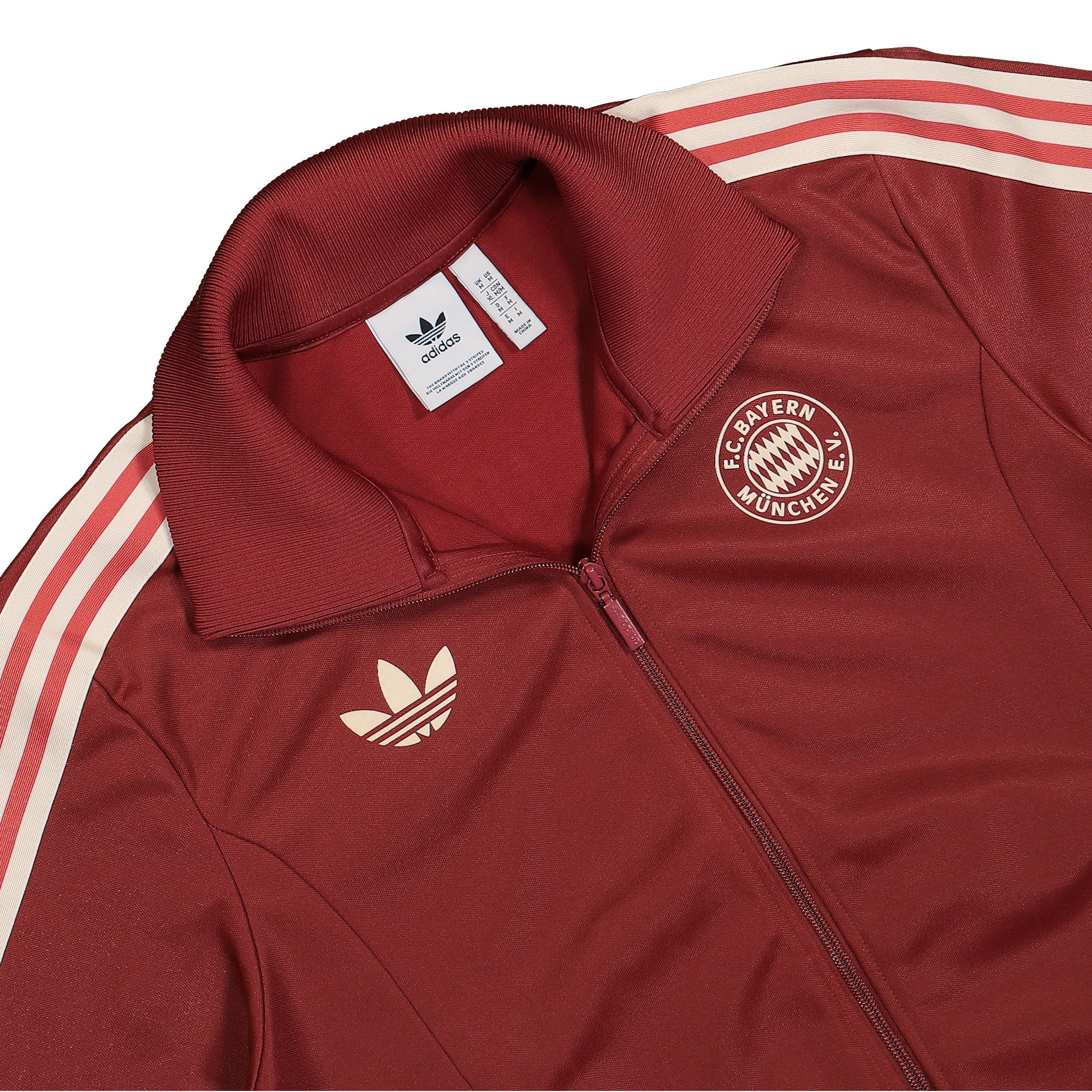adidas FC Bayern OG BB Track Top Mystery Red Track Jackets Close-up | Overkill