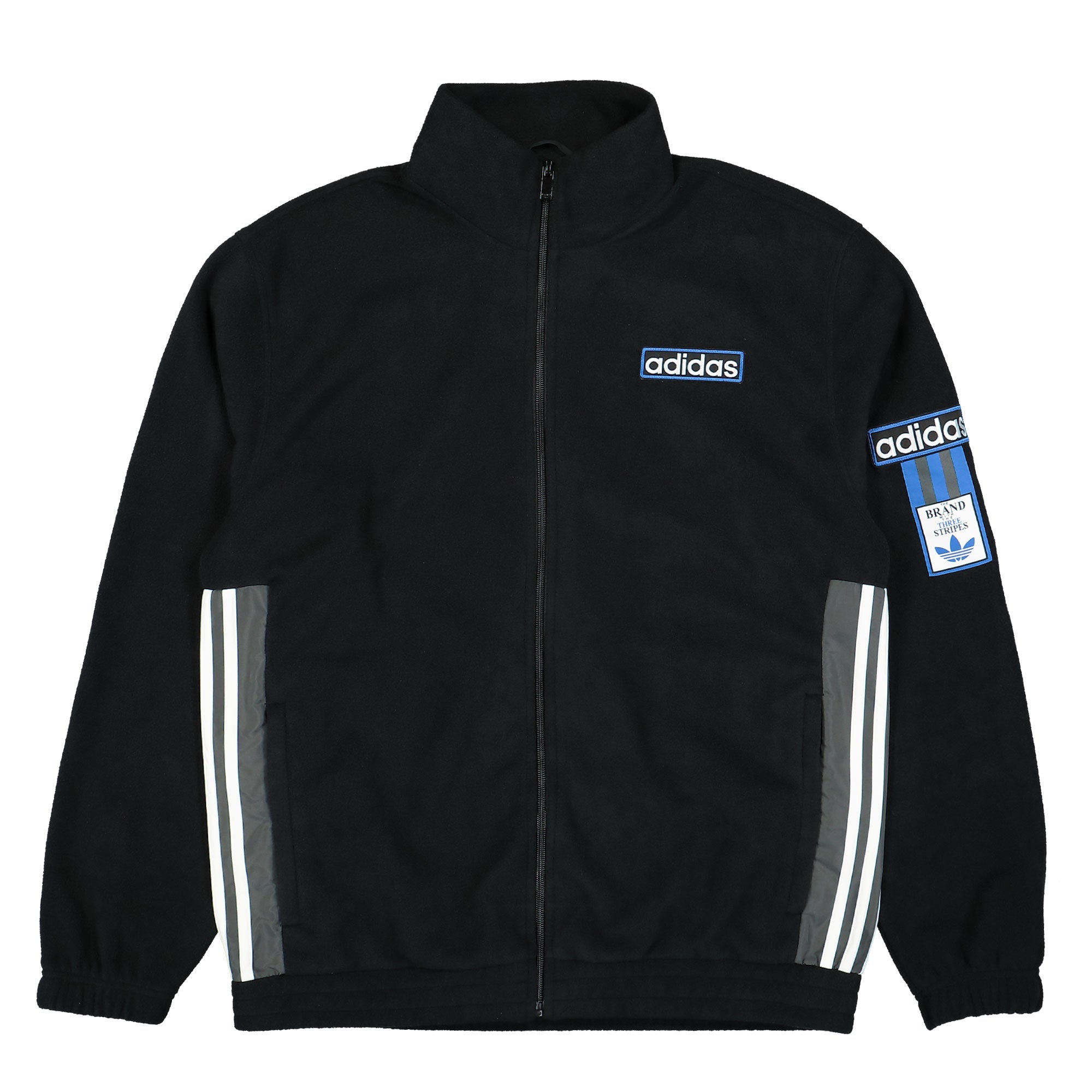 adidas Adibreak Fleece Track Top Black Fleece Jackets IY4847 | Overkill